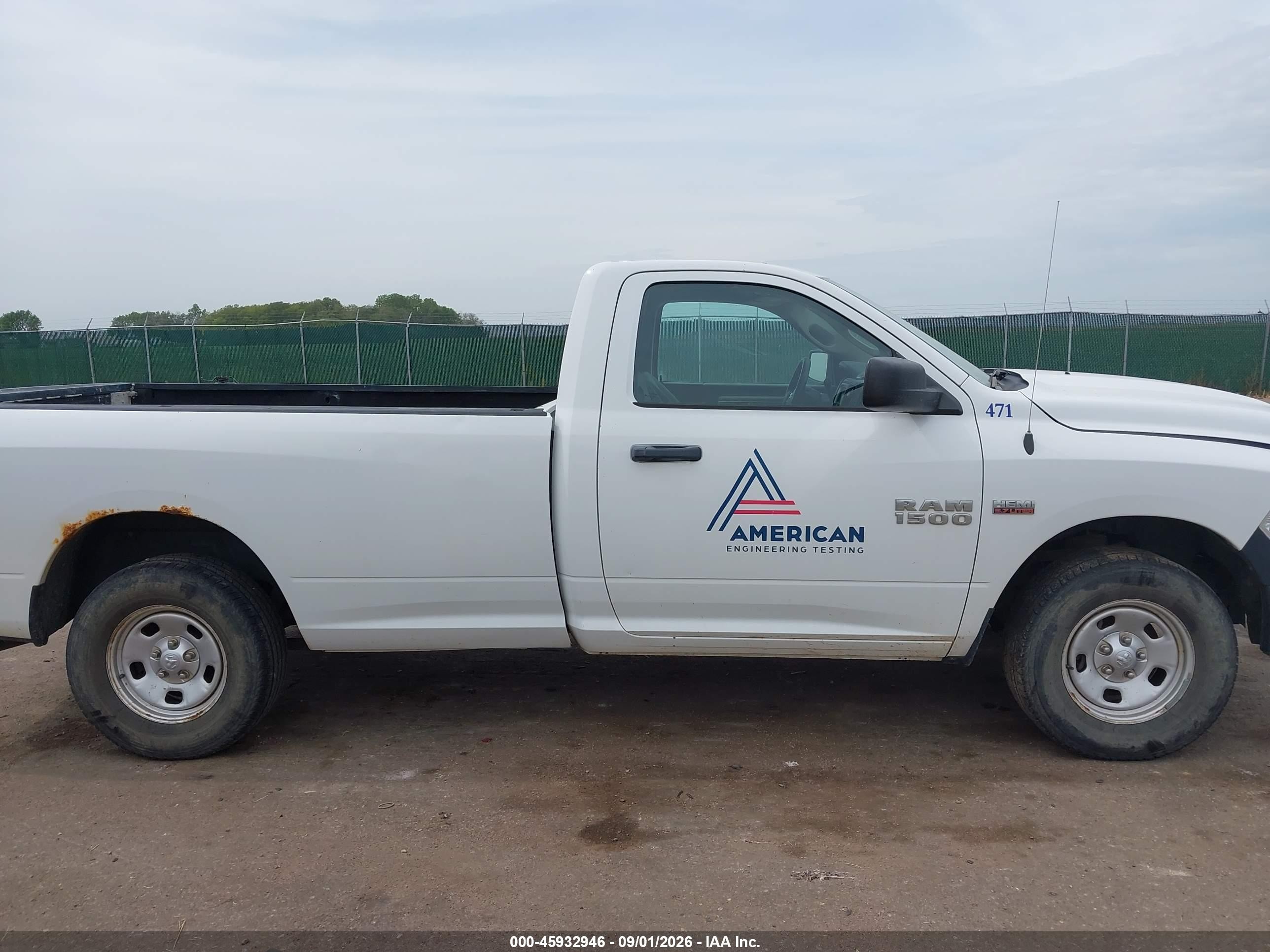 2015 Ram 1500 Tradesman Белый vin: 3C6JR7DT8FG543857