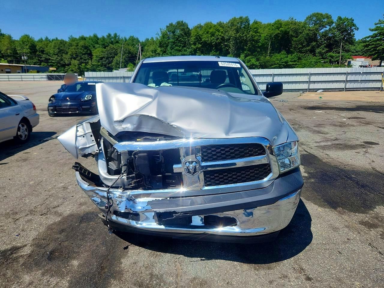 2015 Ram 1500 St White vin: 3C6JR7DT9FG560425