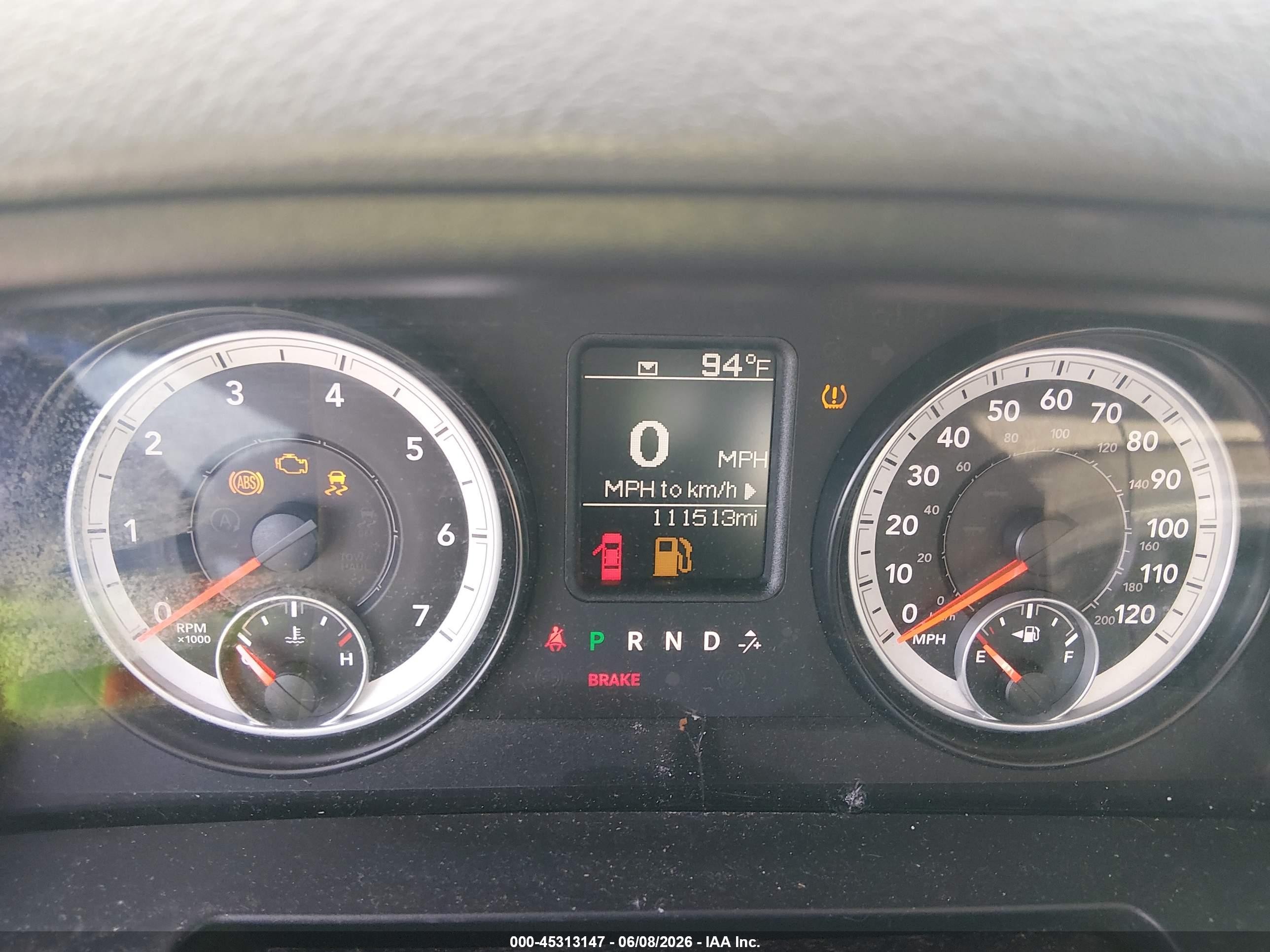 2014 Ram 1500 Tradesman Brown vin: 3C6JR7DTXEG101824