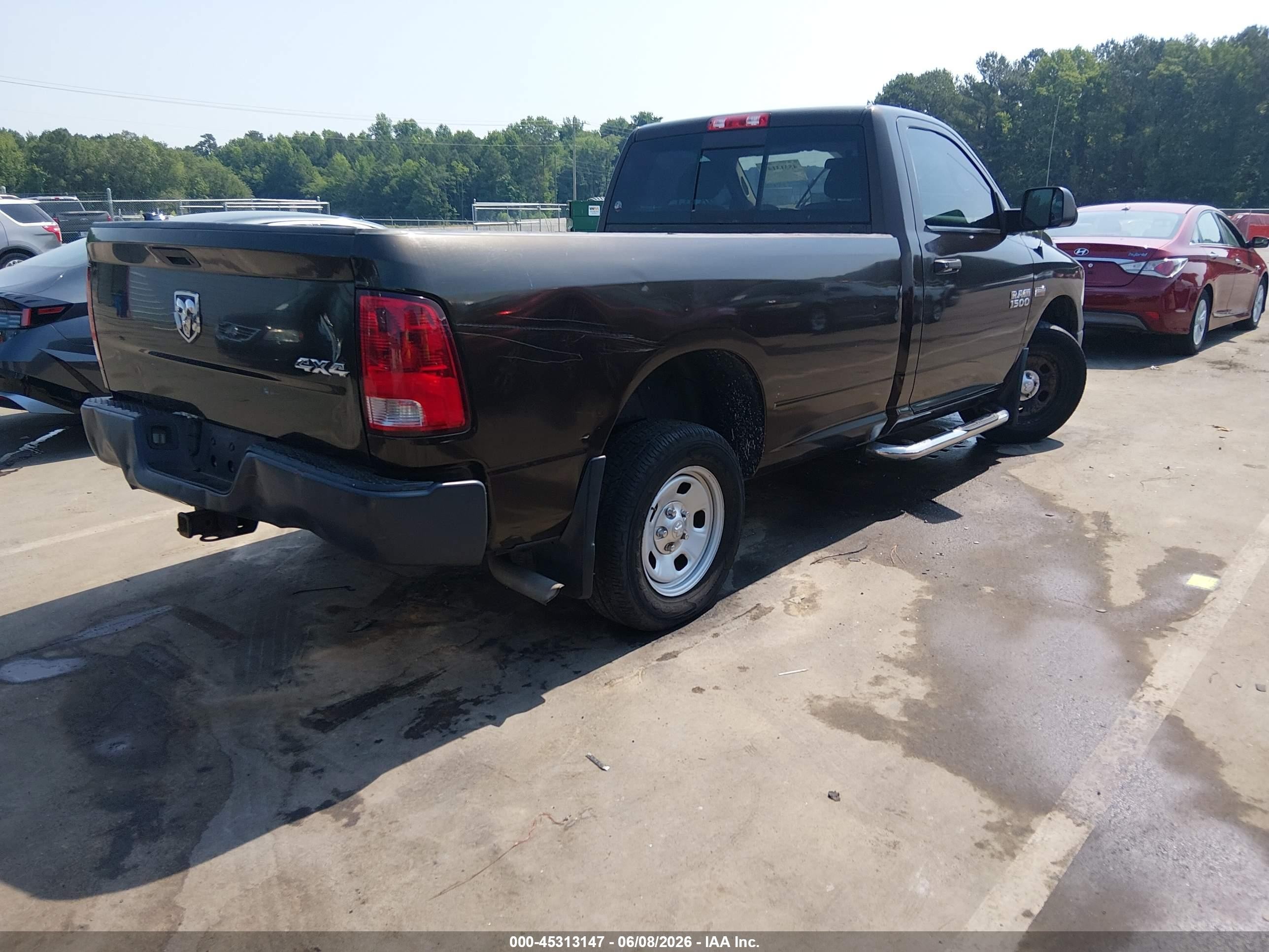 2014 Ram 1500 Tradesman Brown vin: 3C6JR7DTXEG101824