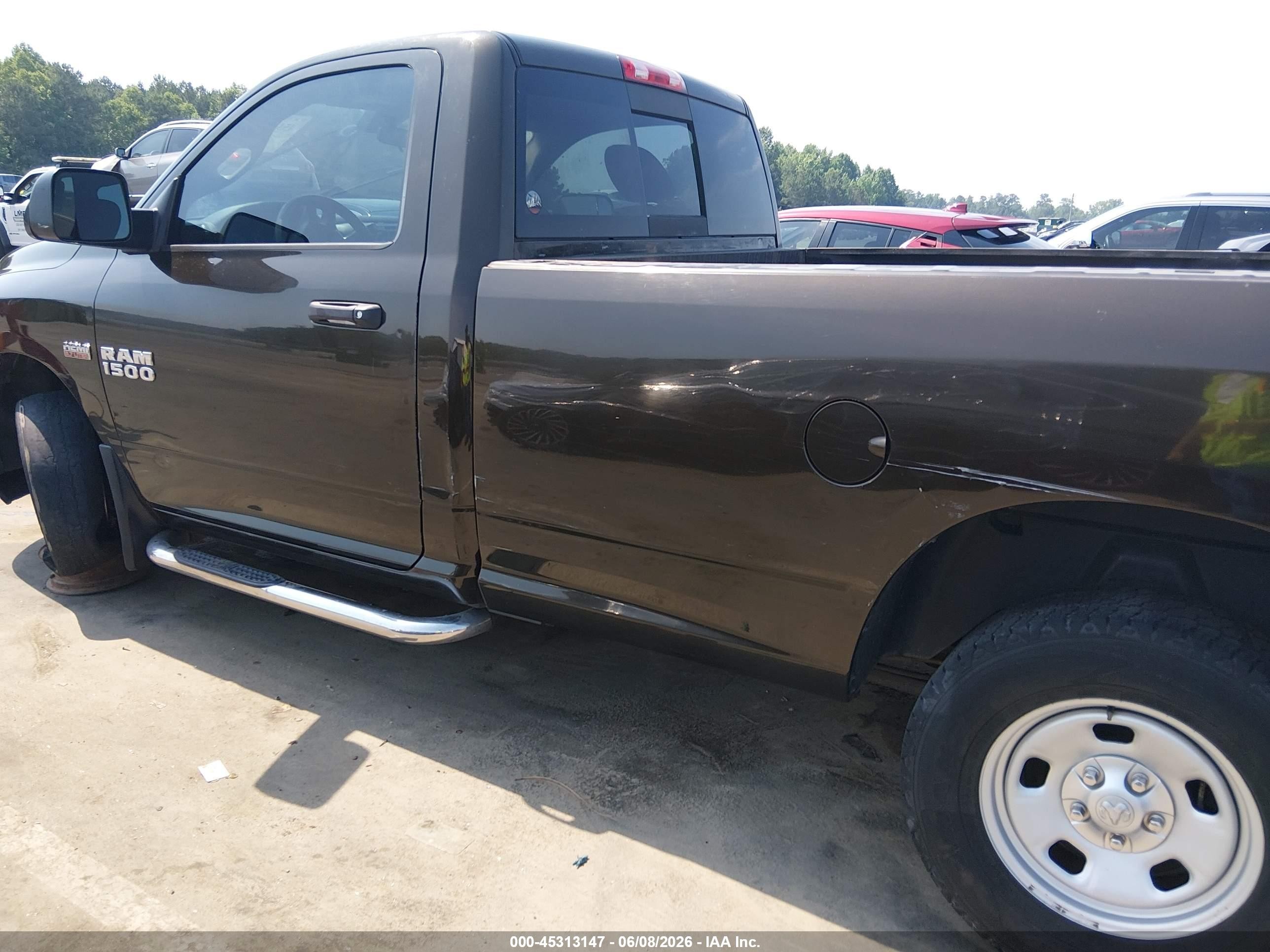 2014 Ram 1500 Tradesman Brown vin: 3C6JR7DTXEG101824
