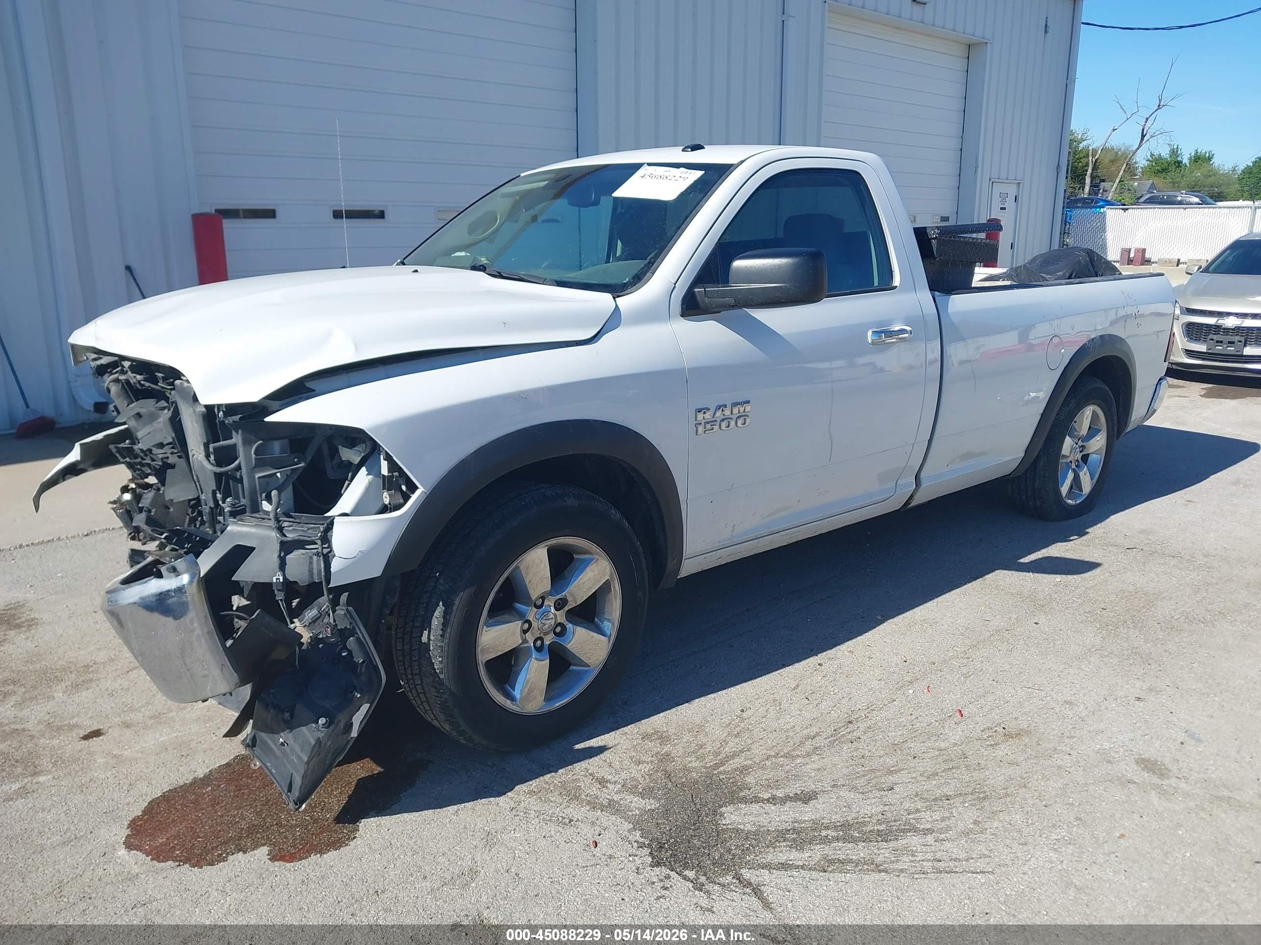 2015 Ram 1500 Big Horn White vin: 3C6JR7EG3FG586097