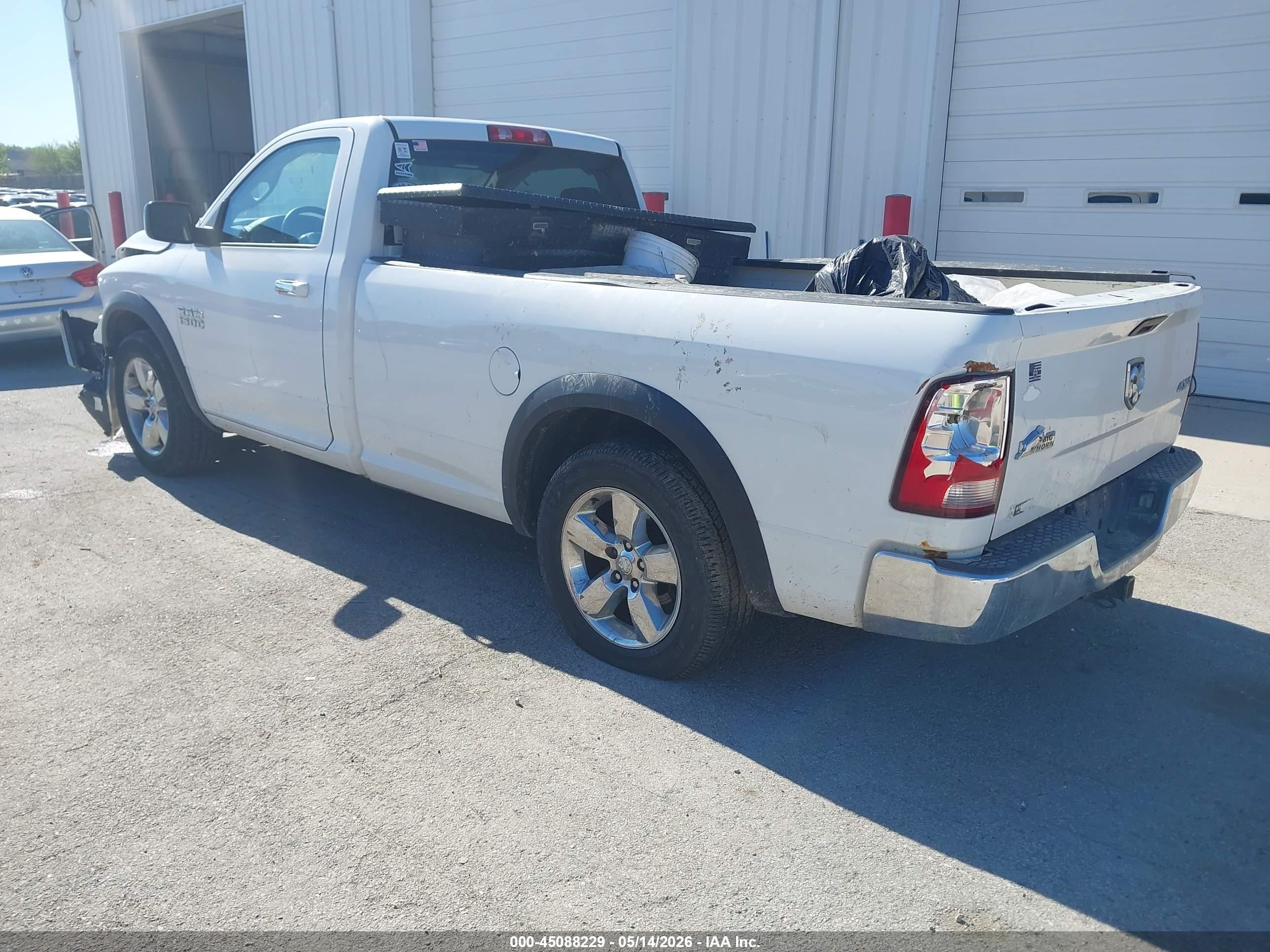 2015 Ram 1500 Big Horn White vin: 3C6JR7EG3FG586097