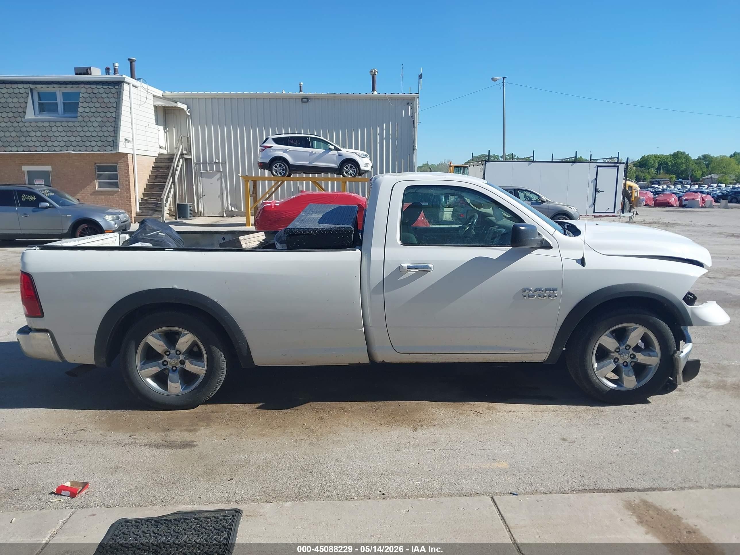2015 Ram 1500 Big Horn White vin: 3C6JR7EG3FG586097