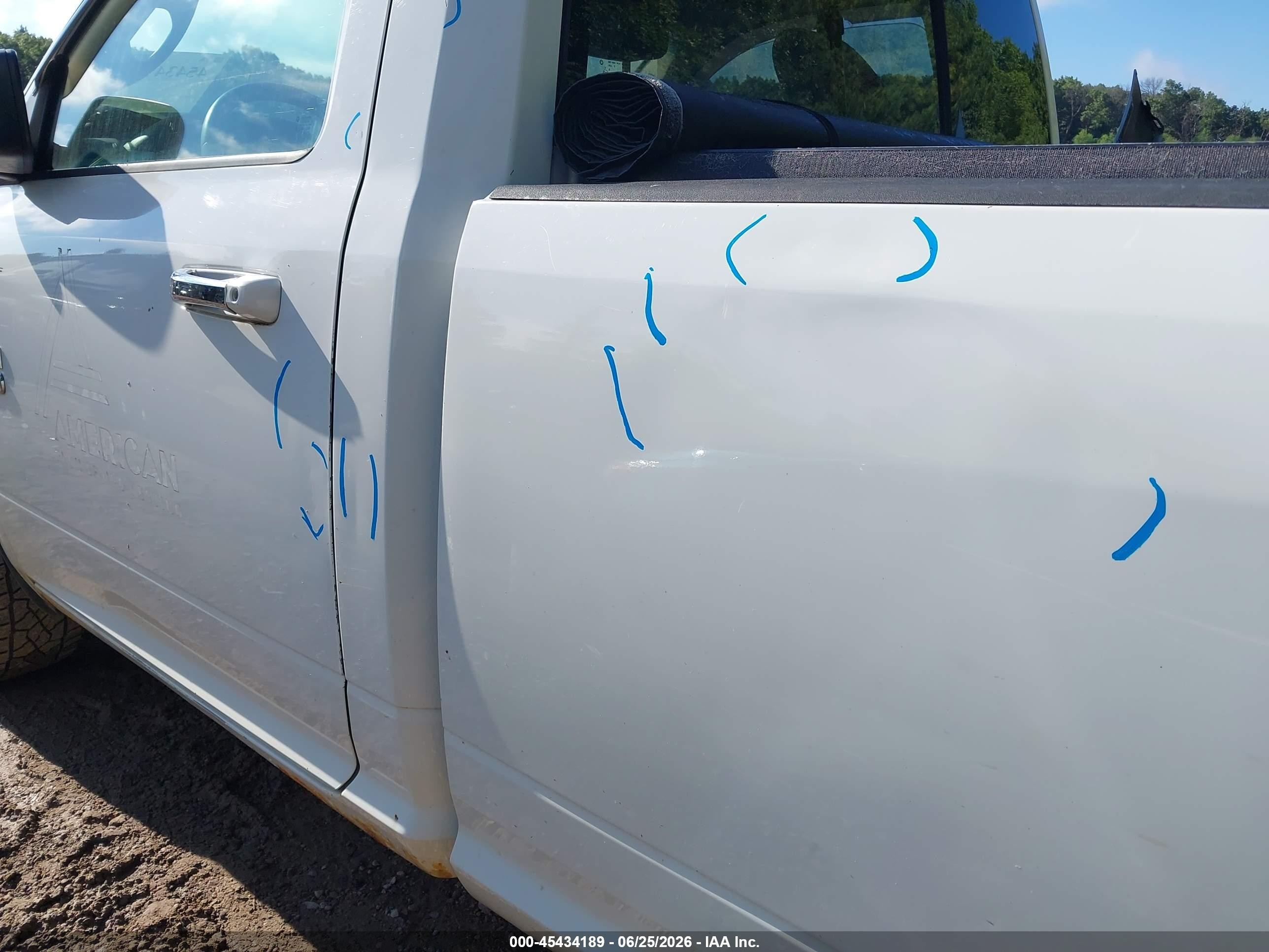 2013 Ram 1500 Slt Белый vin: 3C6JR7EP5DG503279