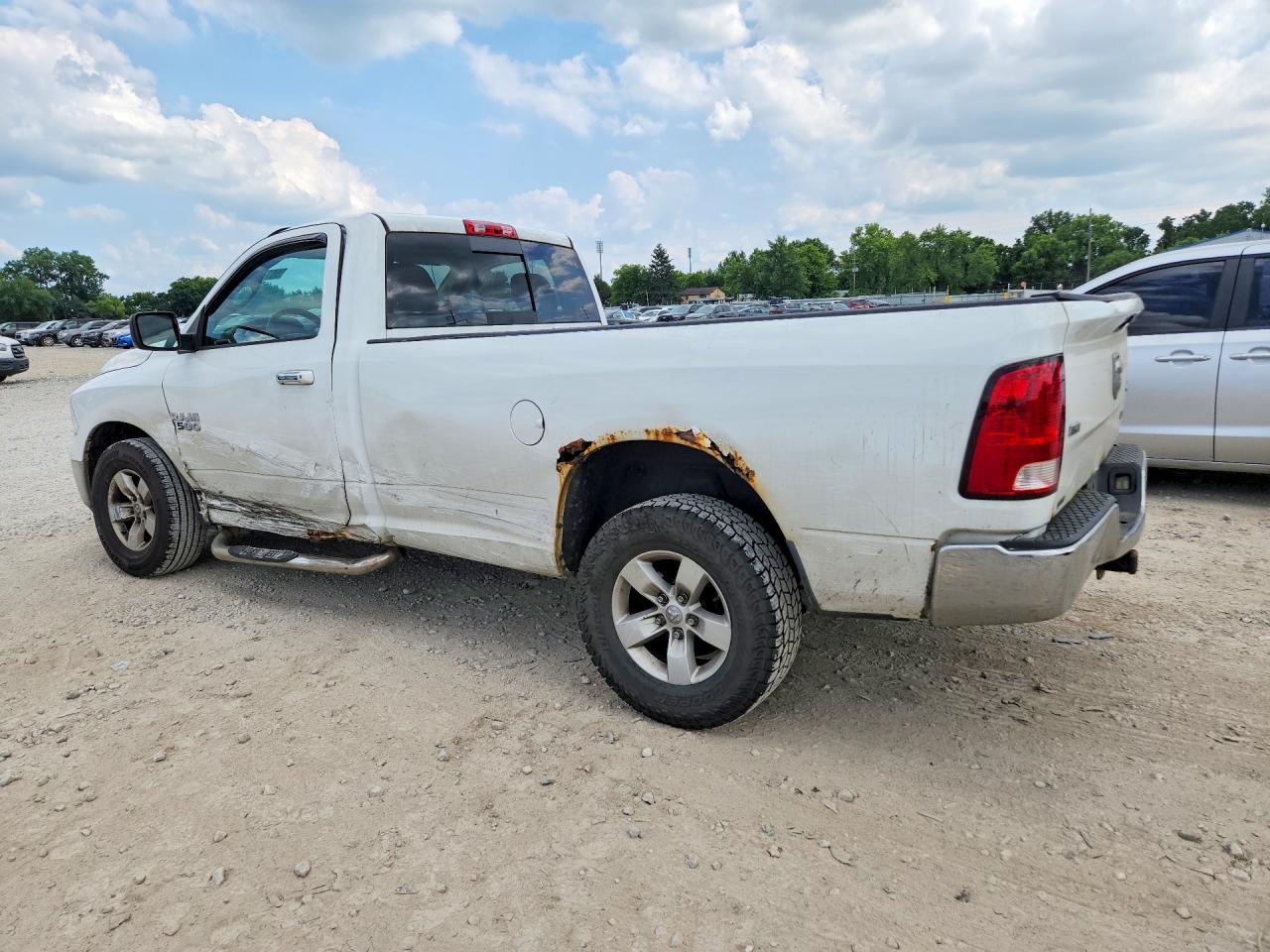 2013 Ram 1500 Slt White vin: 3C6JR7EP5DG503394