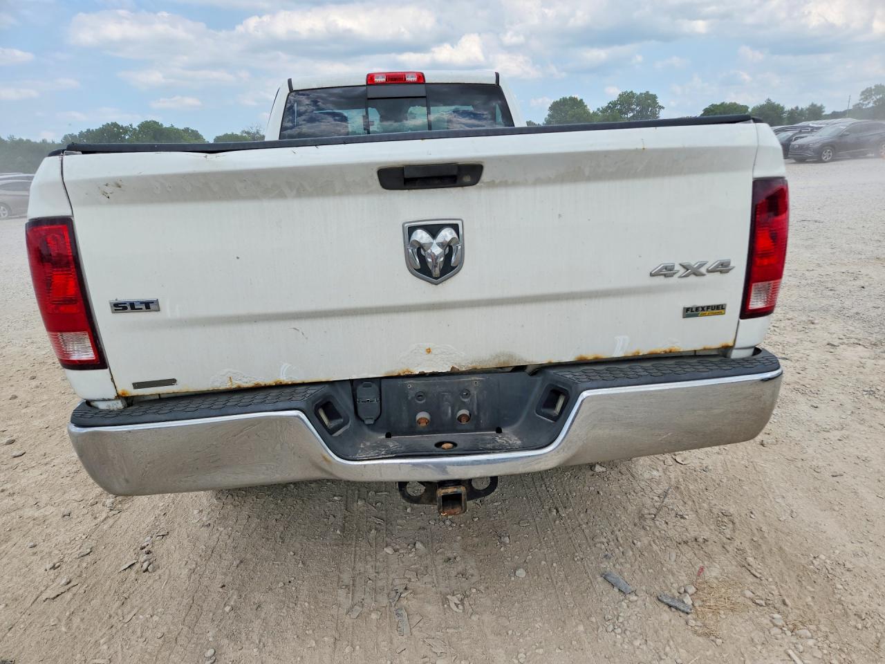 2013 Ram 1500 Slt White vin: 3C6JR7EP5DG503394