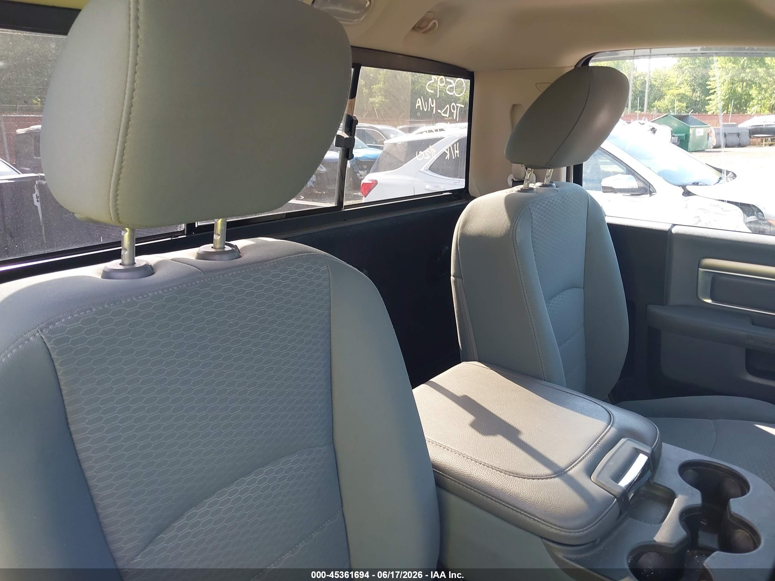 2014 Ram 1500 Slt White vin: 3C6JR7ETXEG200593