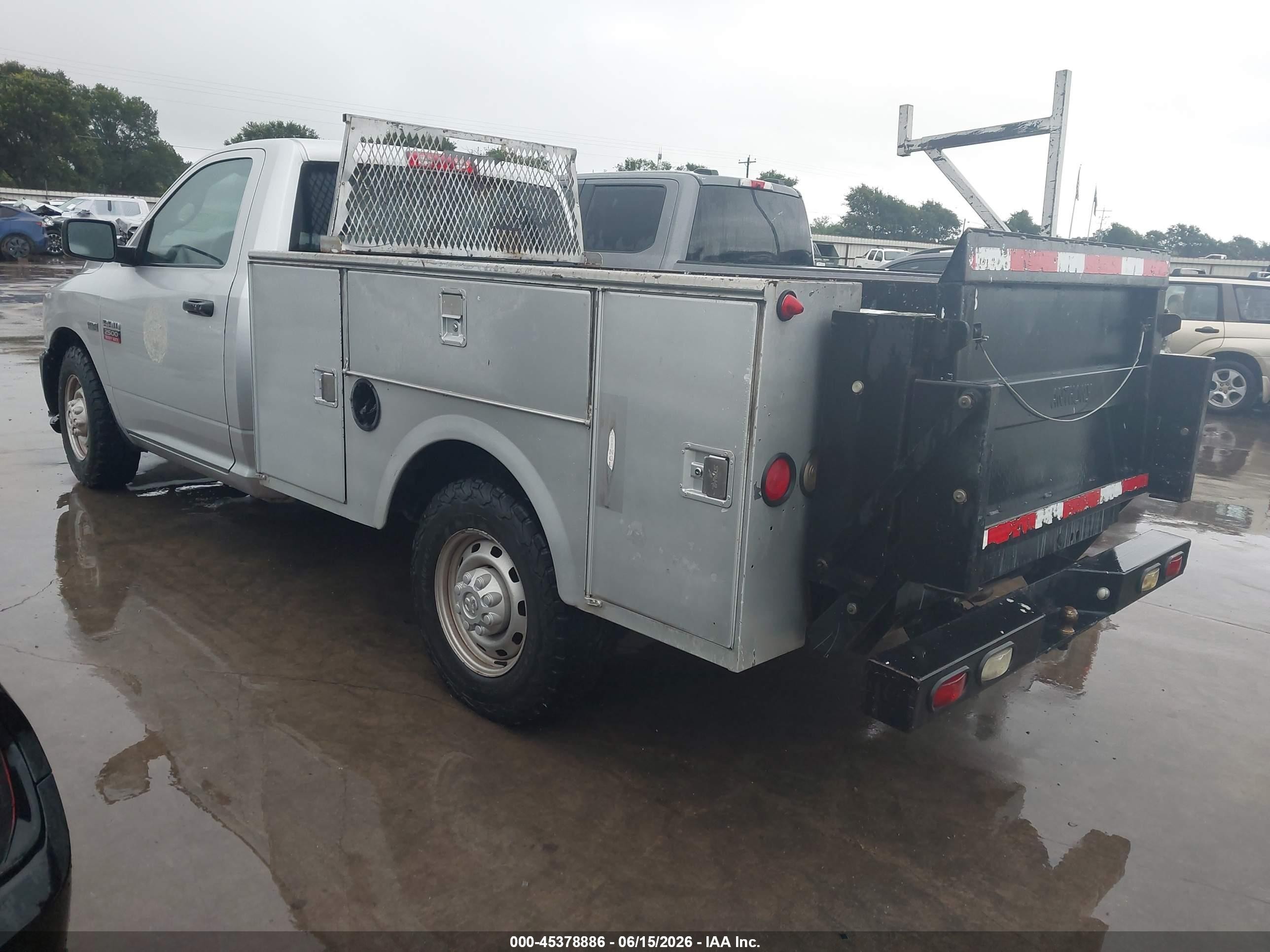 2012 Ram 2500 St Silver vin: 3C6LD4ATXCG158113