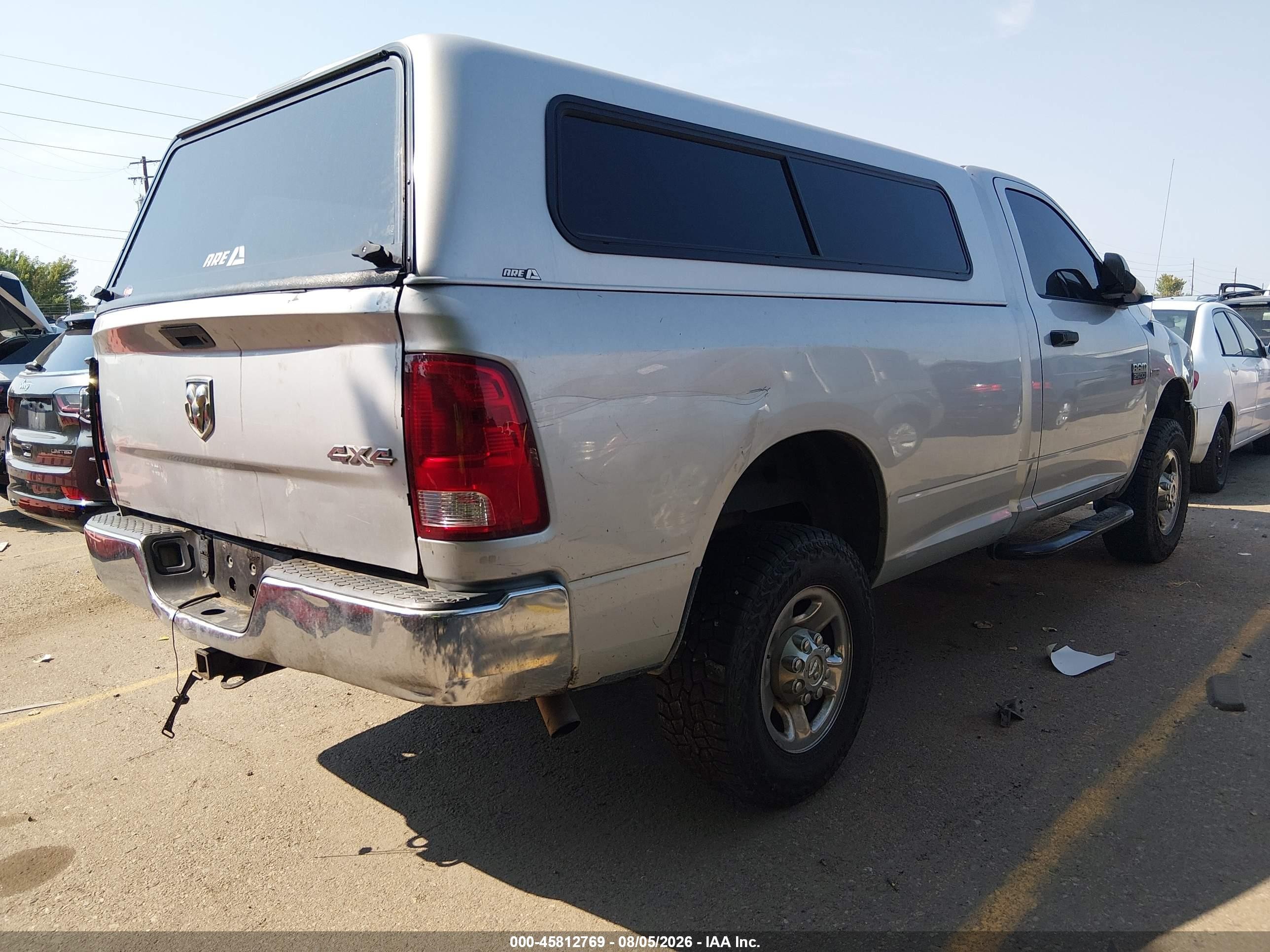 2012 Ram 2500 St Silver vin: 3C6LD5AT8CG324568