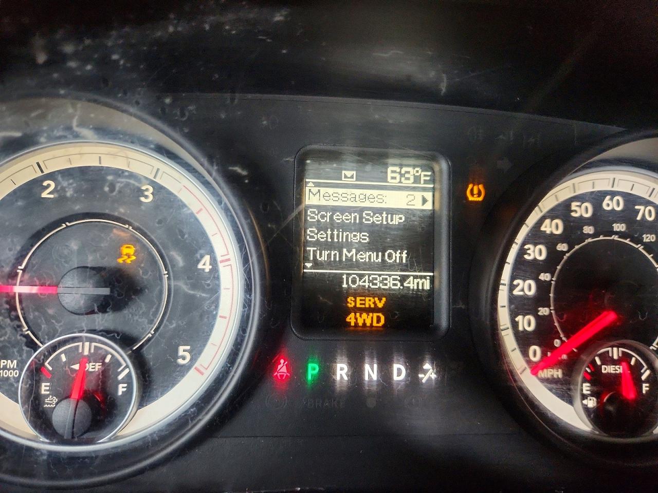 2013 Ram 2500 St Белый vin: 3C6LR5AL7DG532329