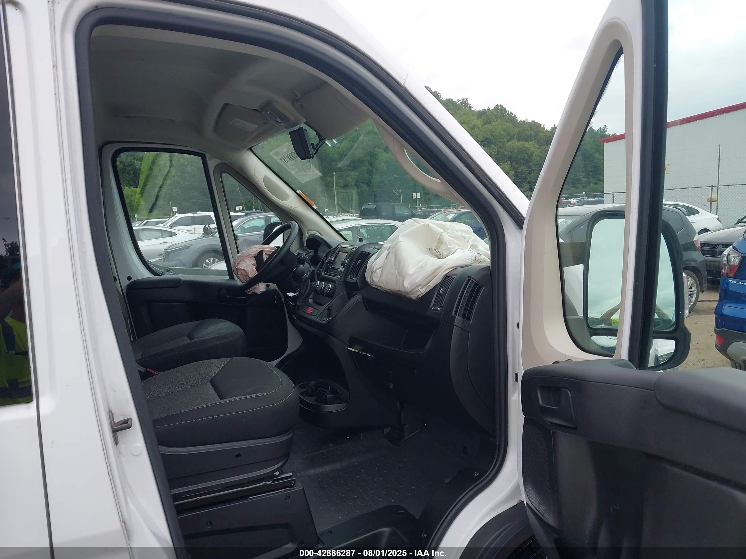 2021 Ram Promaster 1500 High Roof 136 Wb White vin: 3C6LRVBG8ME515567