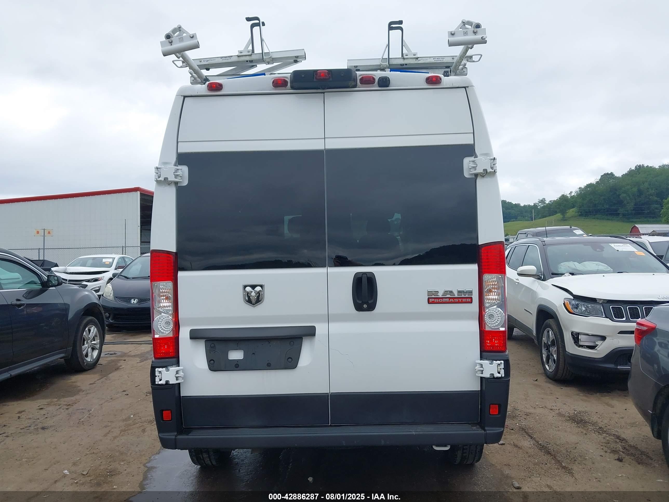 2021 Ram Promaster 1500 High Roof 136 Wb White vin: 3C6LRVBG8ME515567