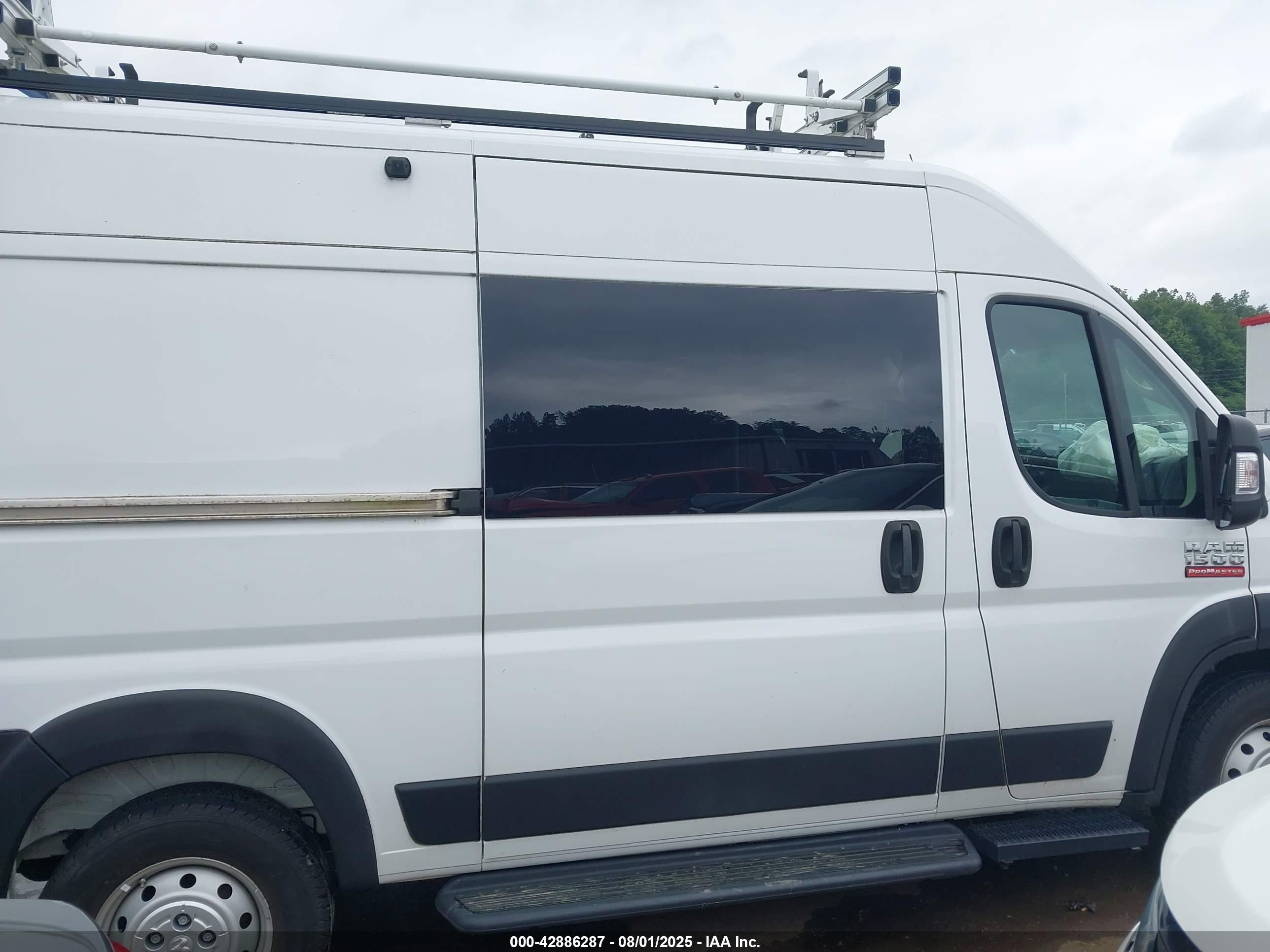 2021 Ram Promaster 1500 High Roof 136 Wb White vin: 3C6LRVBG8ME515567