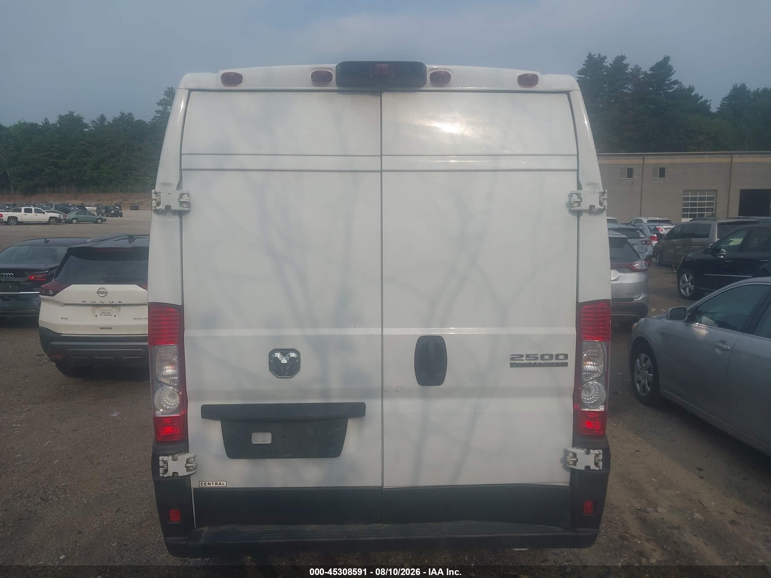 2023 Ram Promaster 2500 High Roof 136 Wb White vin: 3C6LRVCG3PE551833