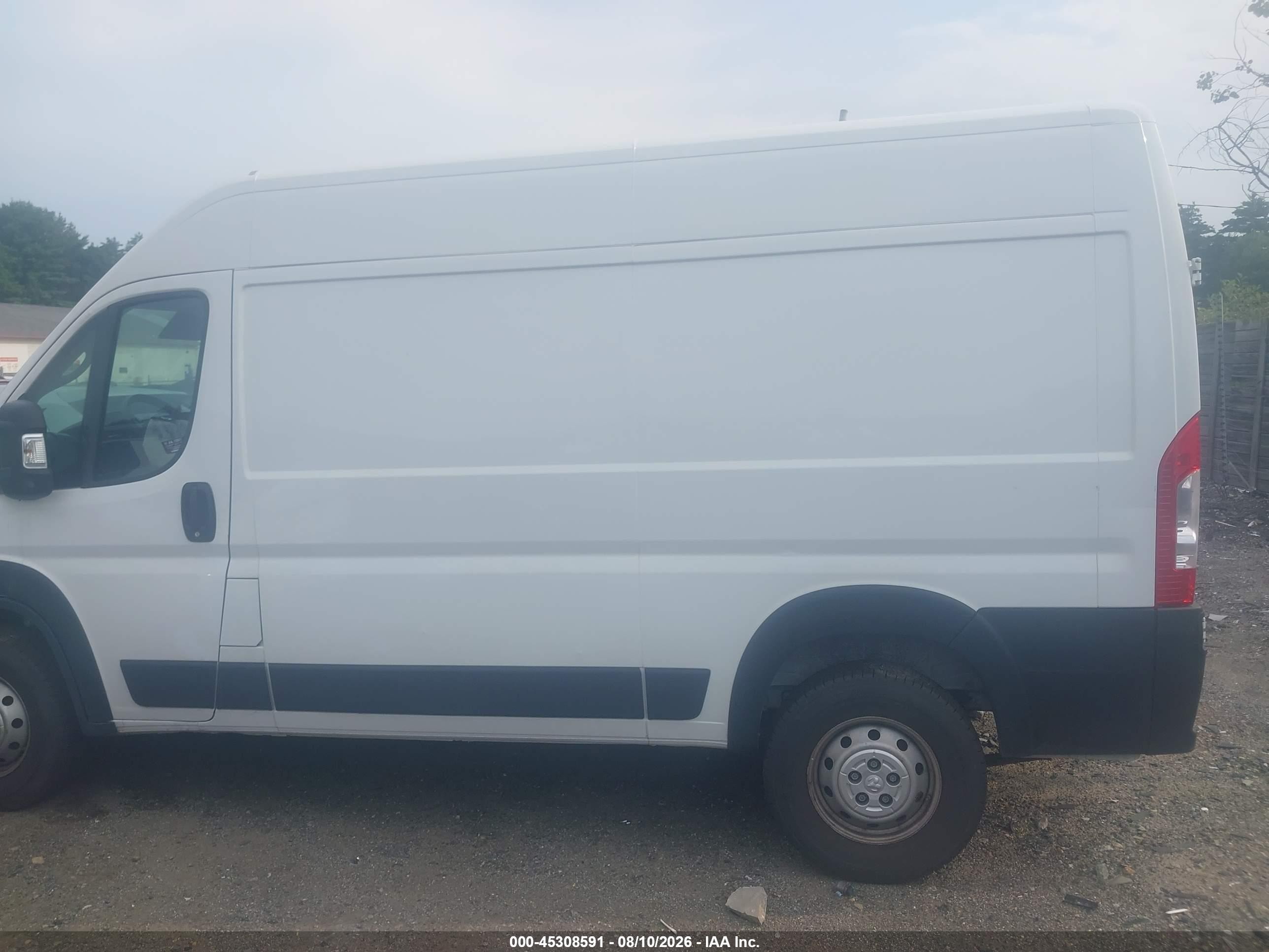 2023 Ram Promaster 2500 High Roof 136 Wb White vin: 3C6LRVCG3PE551833