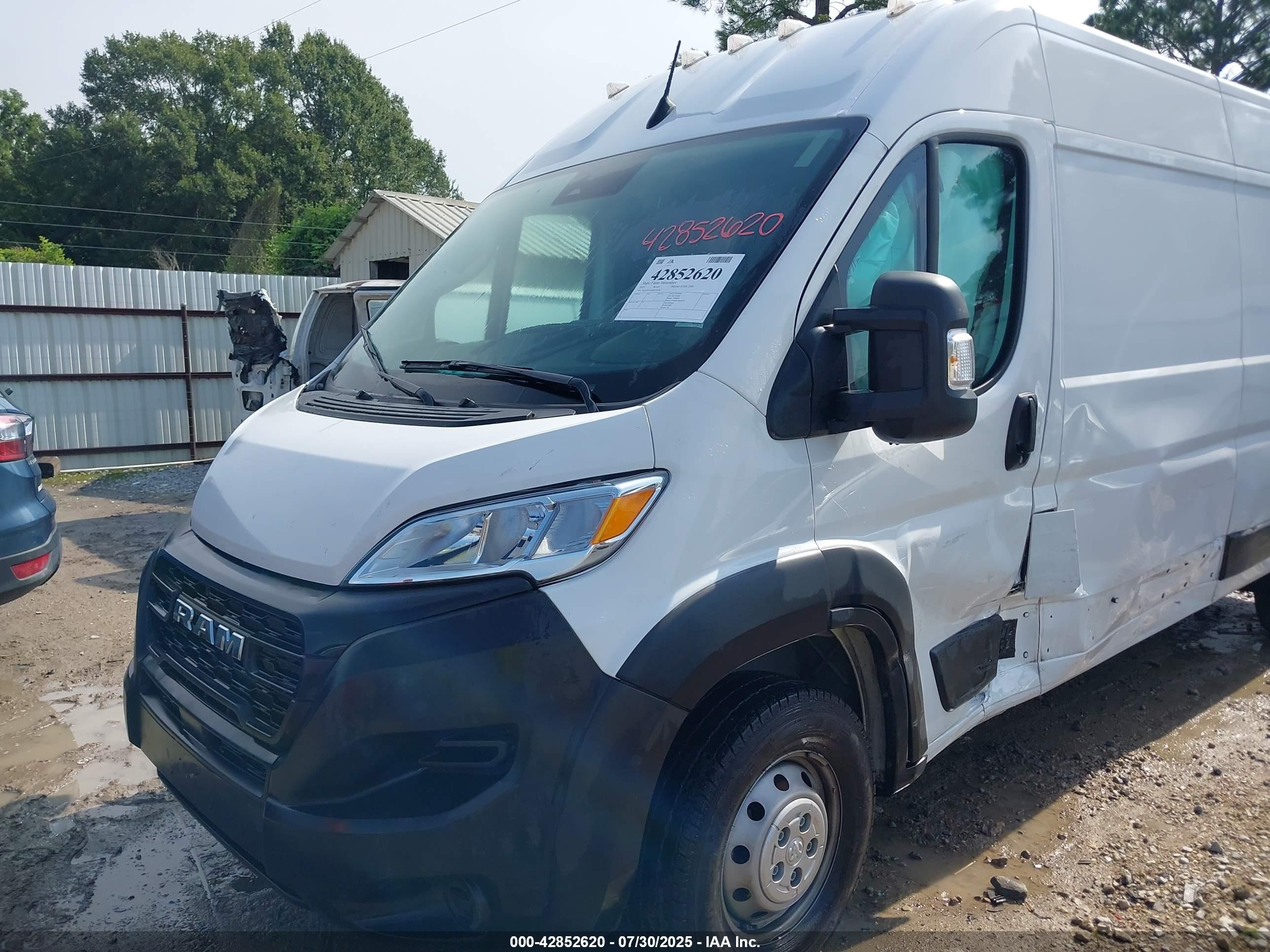2023 Ram Promaster 2500 High Roof 159 Wb White vin: 3C6LRVDG0PE579278
