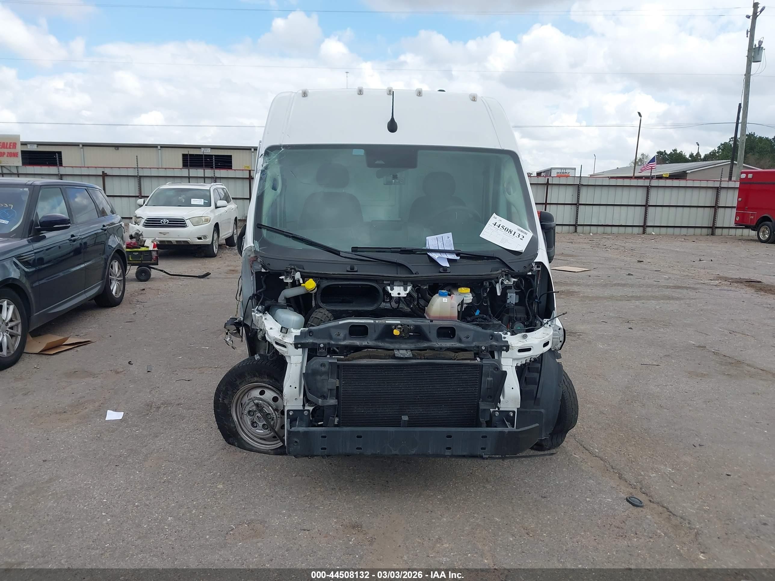 2022 Ram Promaster 2500 High Roof 159 Wb Белый vin: 3C6LRVDG1NE101321