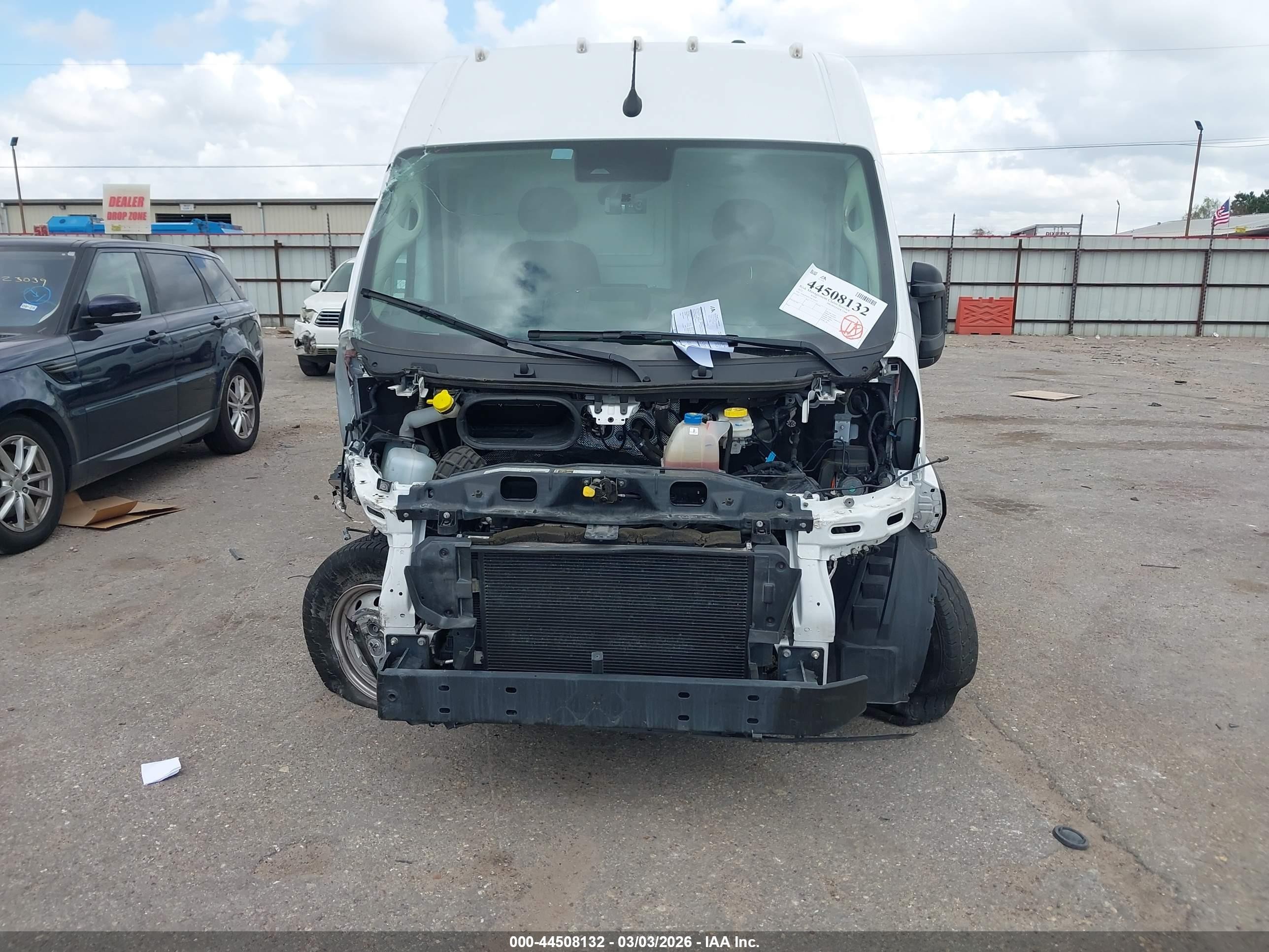 2022 Ram Promaster 2500 High Roof 159 Wb Белый vin: 3C6LRVDG1NE101321