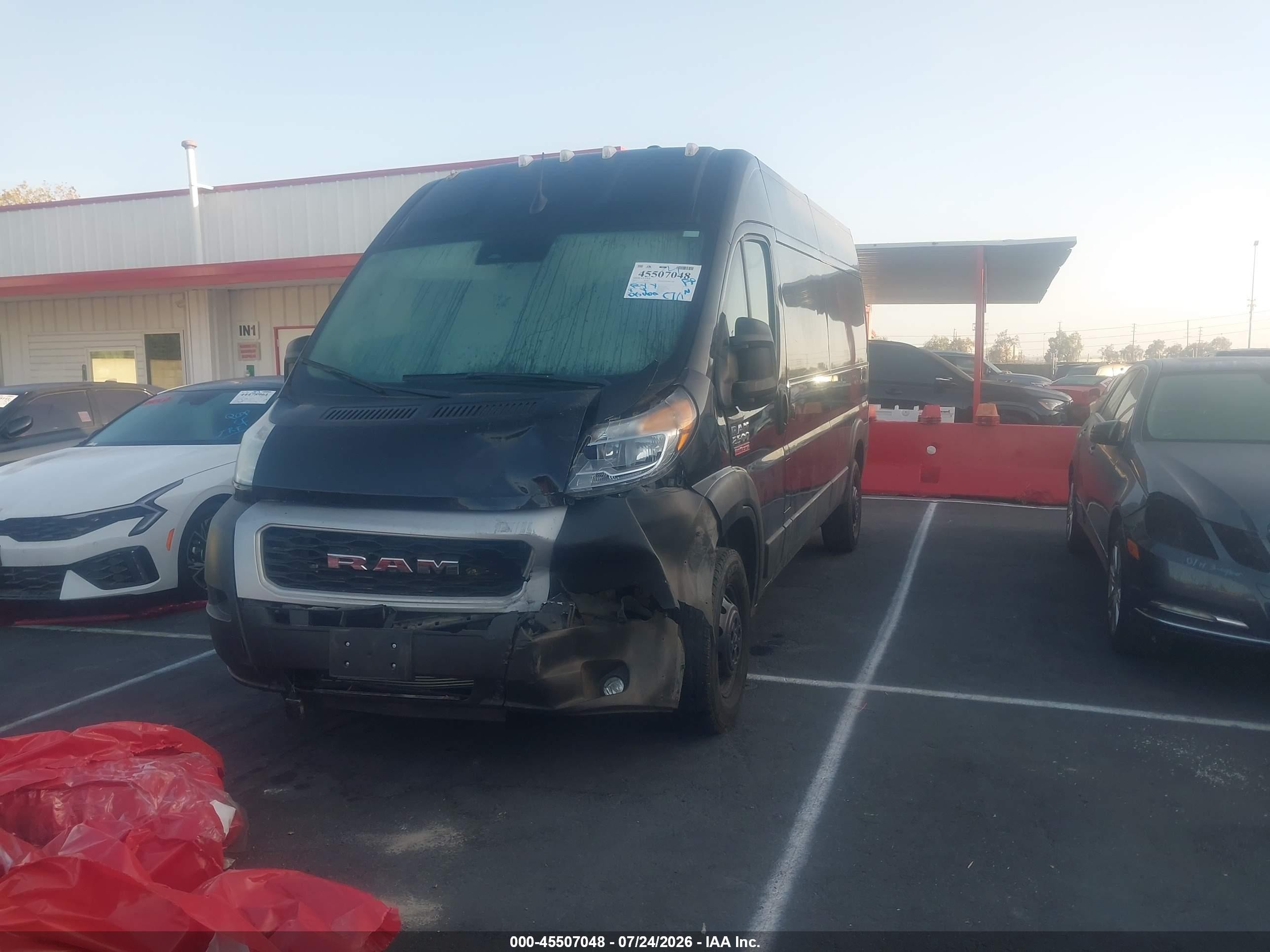 2022 Ram Promaster 2500 High Roof 159 Wb Black vin: 3C6LRVDG1NE123822