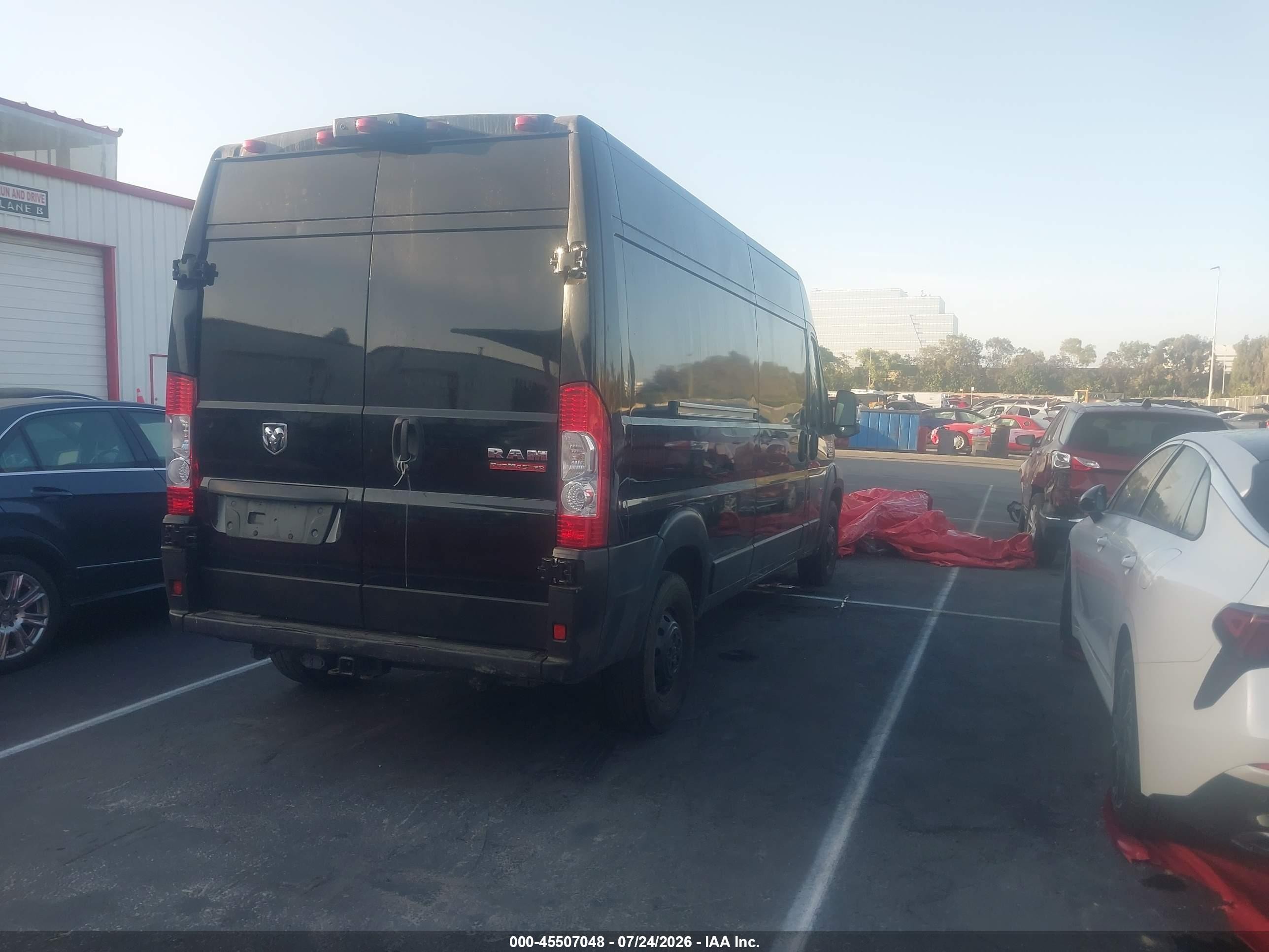 2022 Ram Promaster 2500 High Roof 159 Wb Black vin: 3C6LRVDG1NE123822