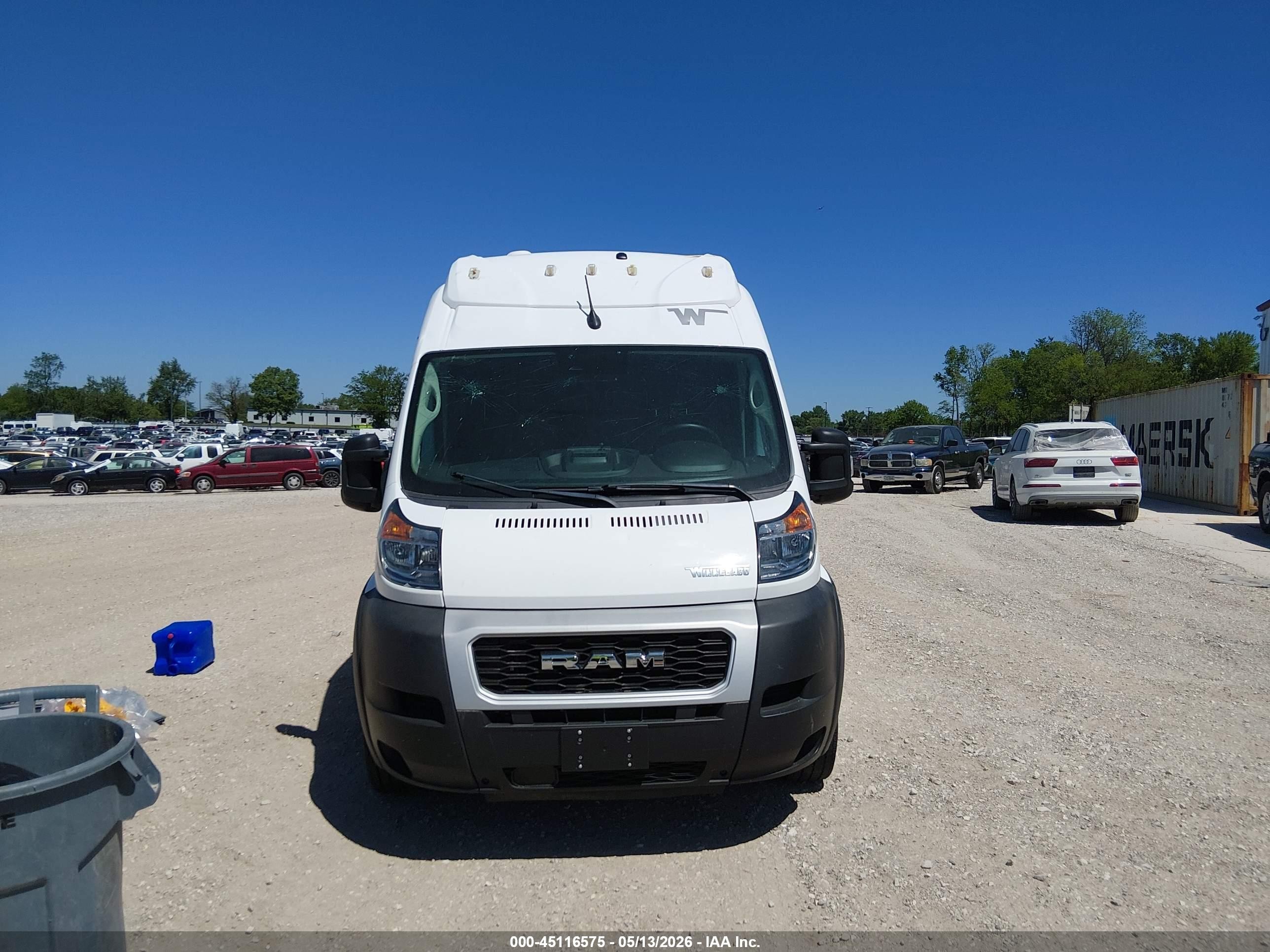 2022 Ram Promaster 2500   White vin: 3C6LRVDG1NE125604