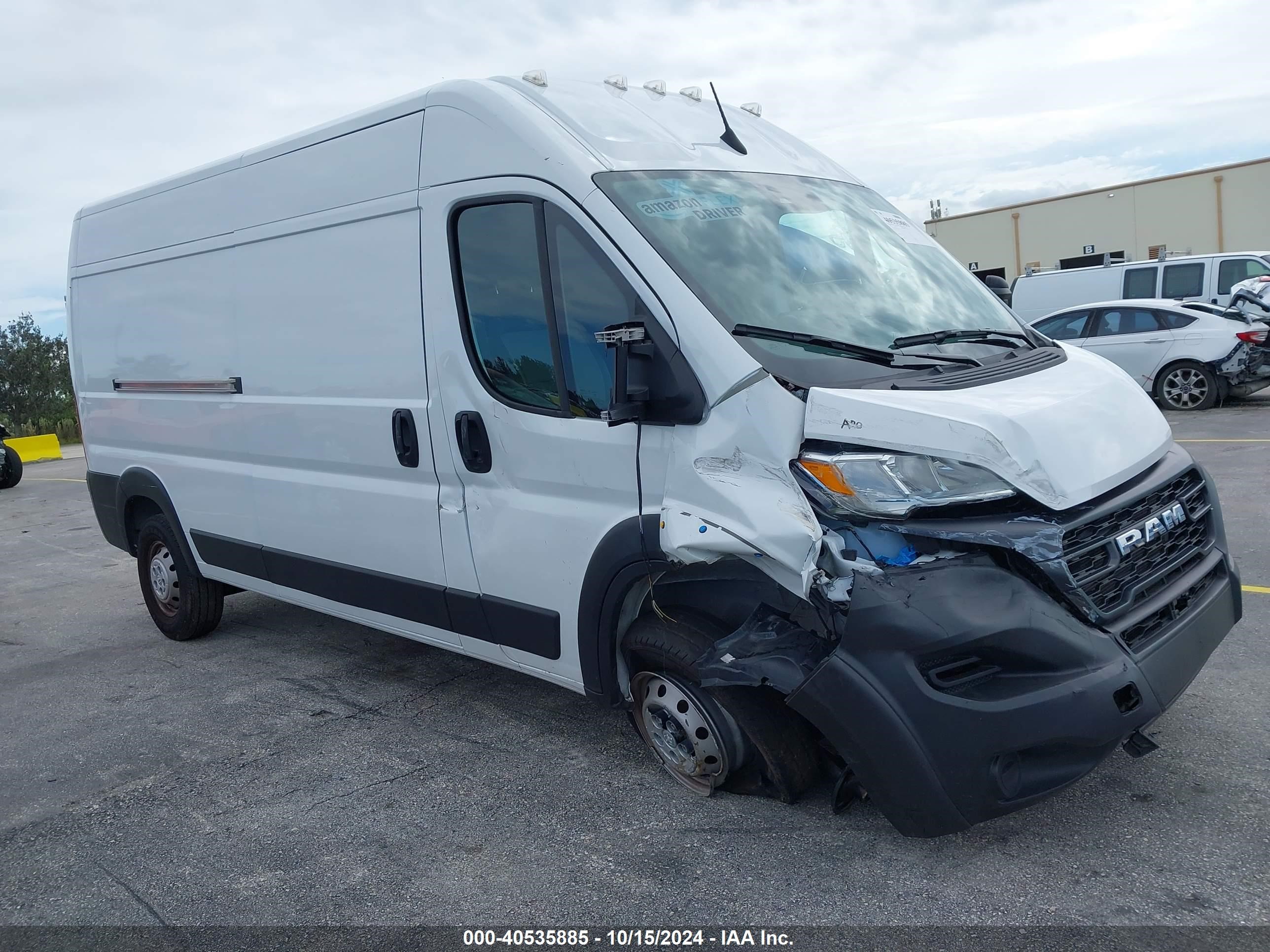 2023 Ram Promaster 2500 High Roof 159 Wb Белый vin: 3C6LRVDG1PE594145