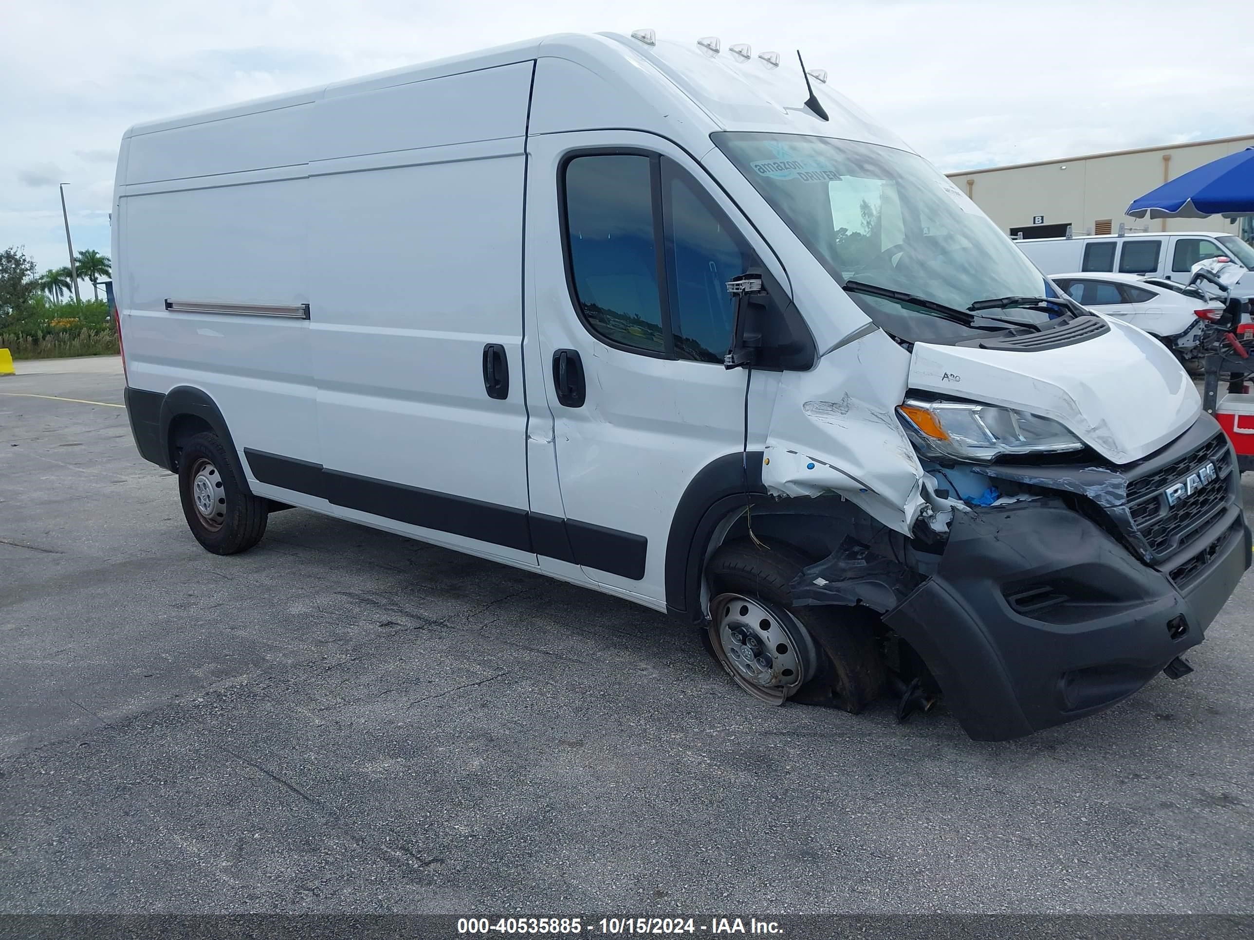 2023 Ram Promaster 2500 High Roof 159 Wb Белый vin: 3C6LRVDG1PE594145