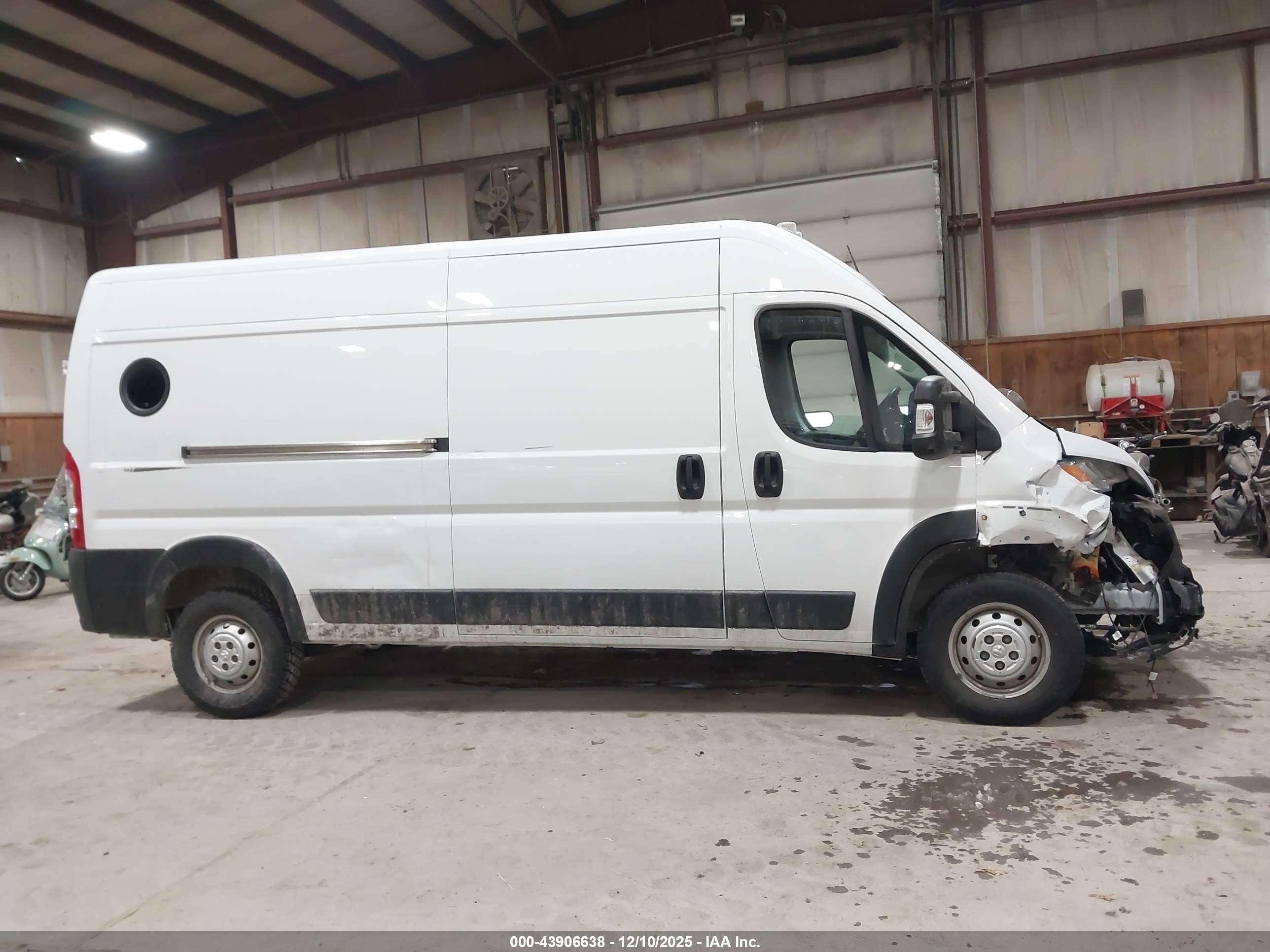 2023 Ram Promaster 2500 High Roof 159 Wb White vin: 3C6LRVDG4PE511761