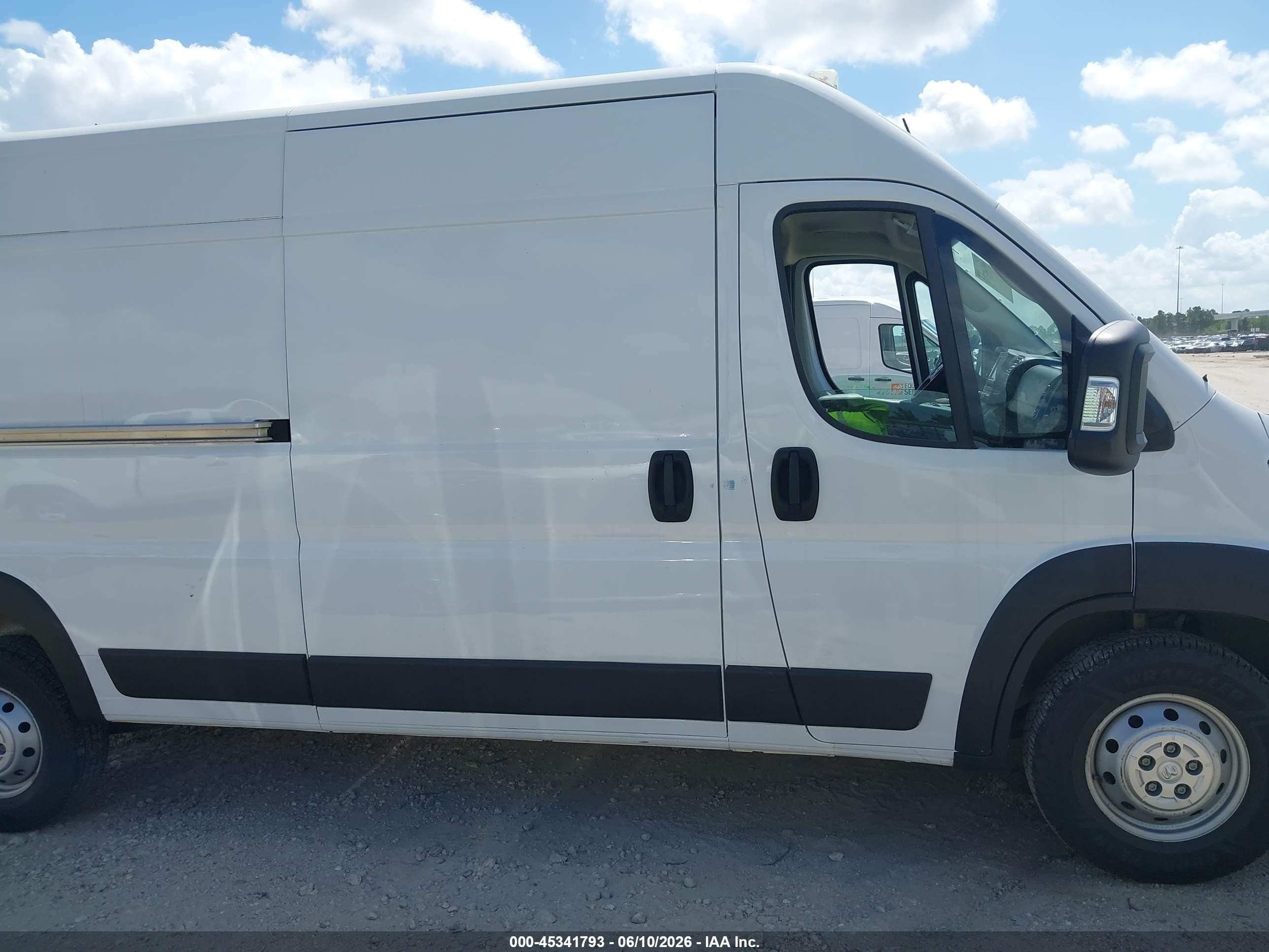 2023 Ram Promaster 2500   White vin: 3C6LRVDG5PE588204