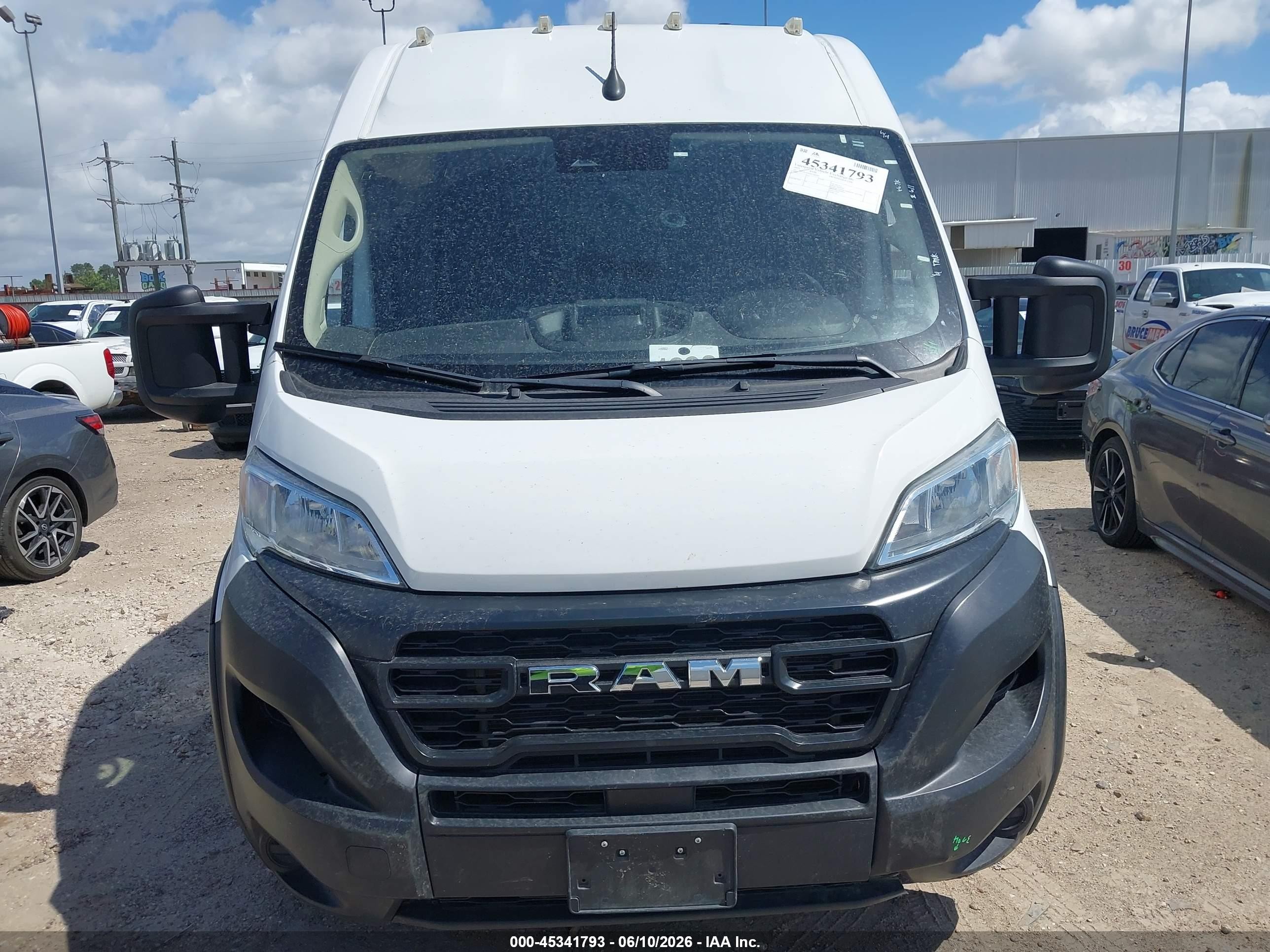 2023 Ram Promaster 2500   White vin: 3C6LRVDG5PE588204