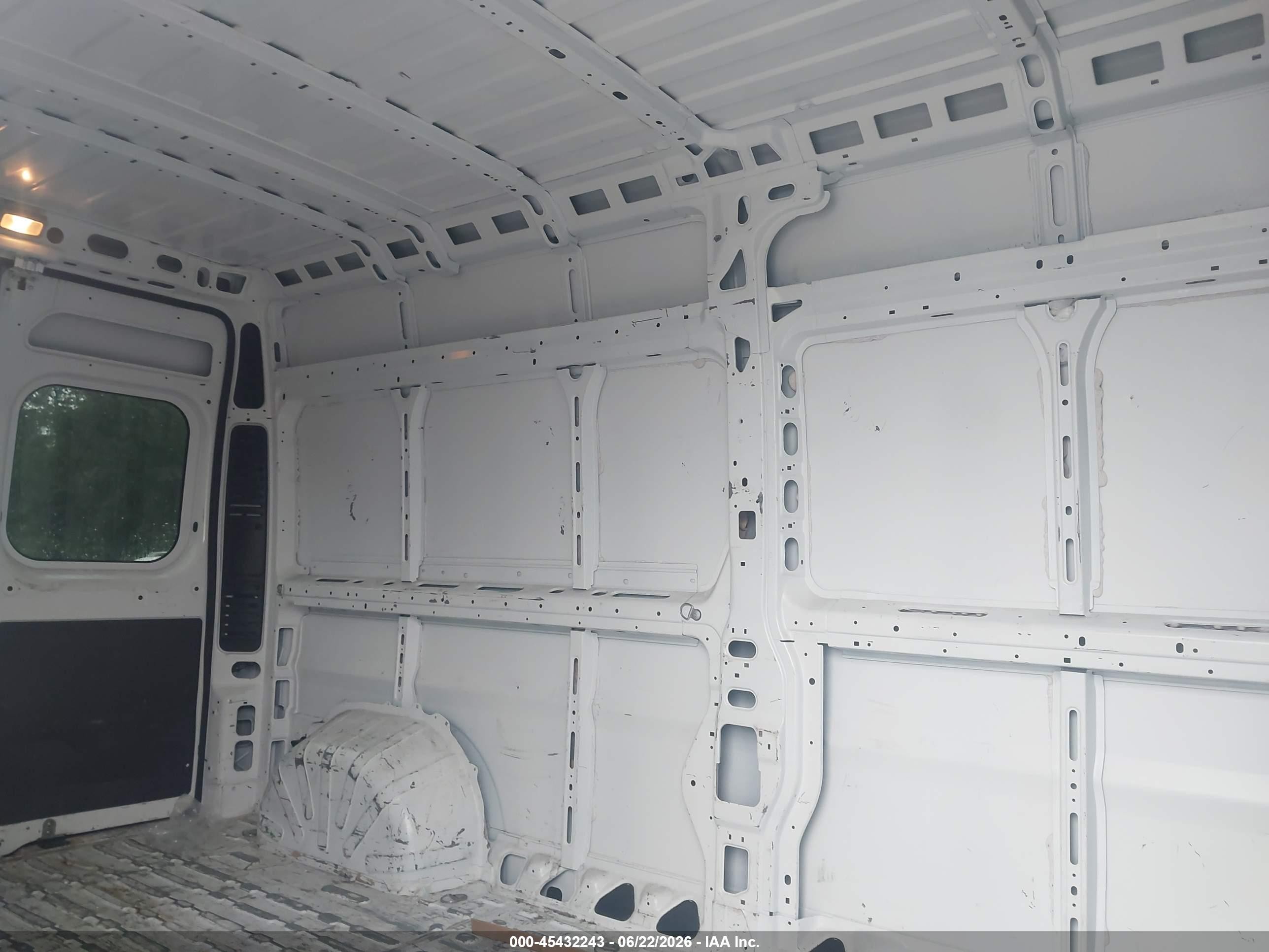 2021 Ram Promaster 2500 High Roof 159 Wb White vin: 3C6LRVDG7ME530347