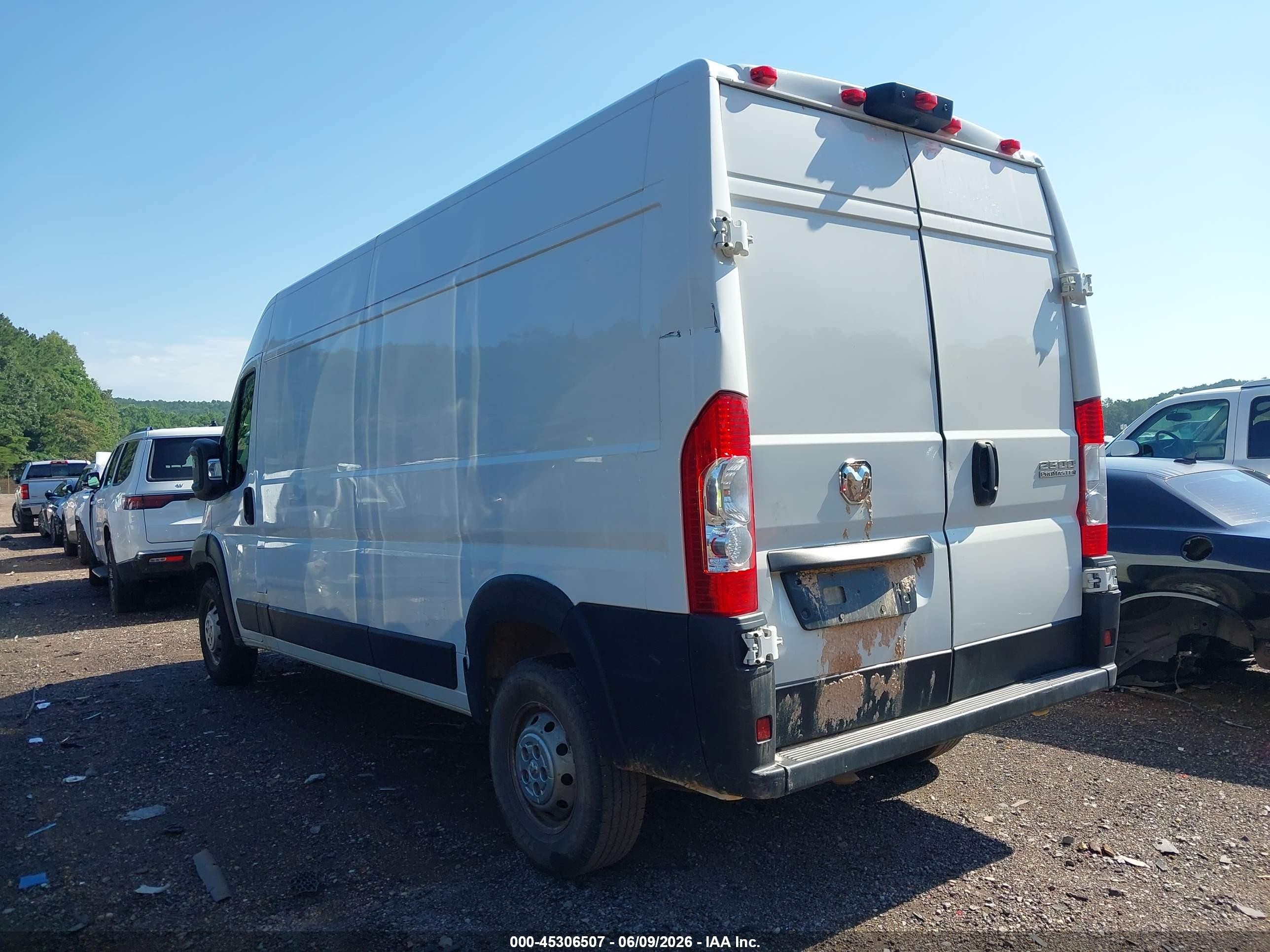 2023 Ram Promaster 2500 High Roof 159 Wb Белый vin: 3C6LRVDG8PE548943