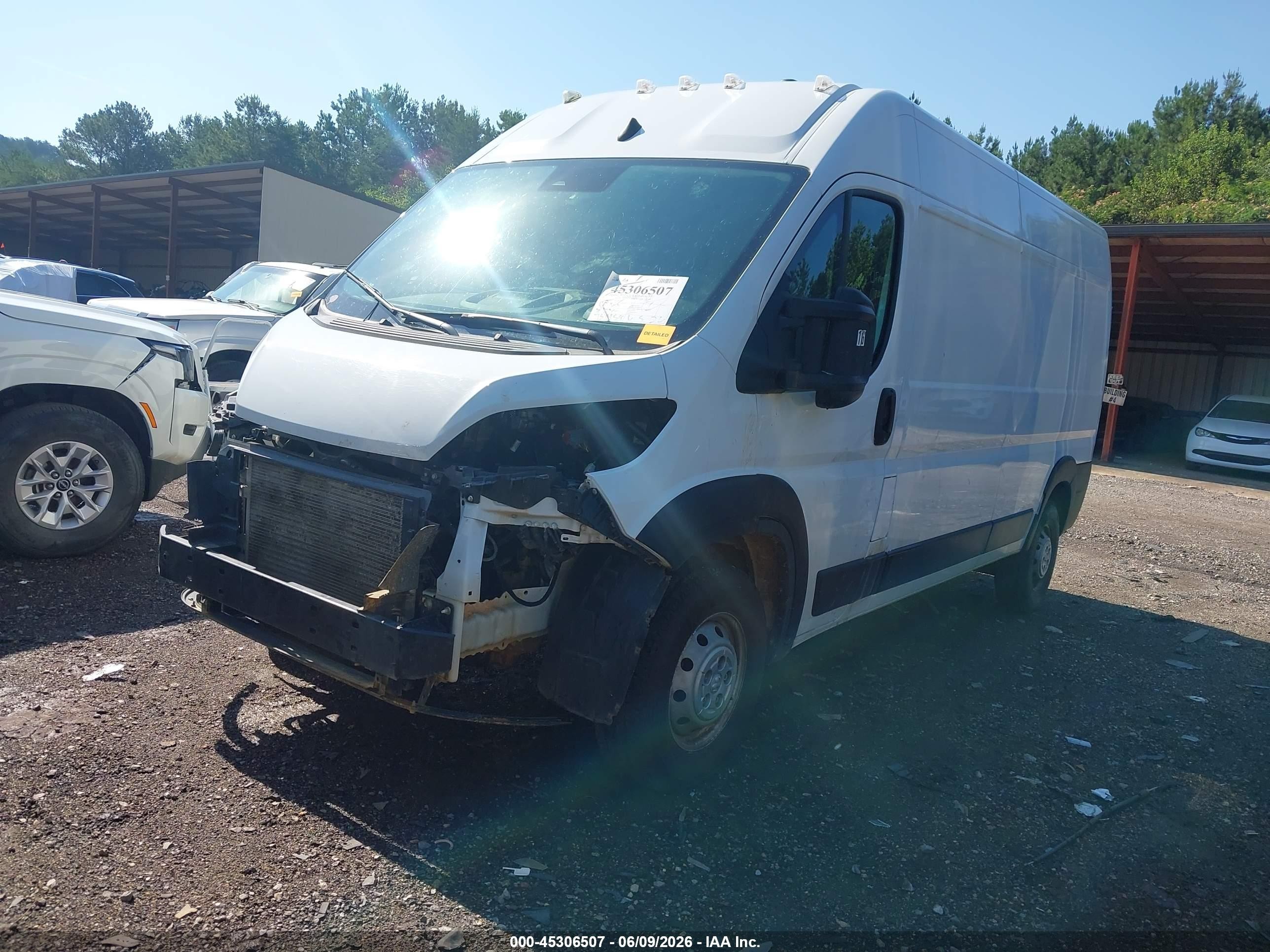 2023 Ram Promaster 2500 High Roof 159 Wb Белый vin: 3C6LRVDG8PE548943
