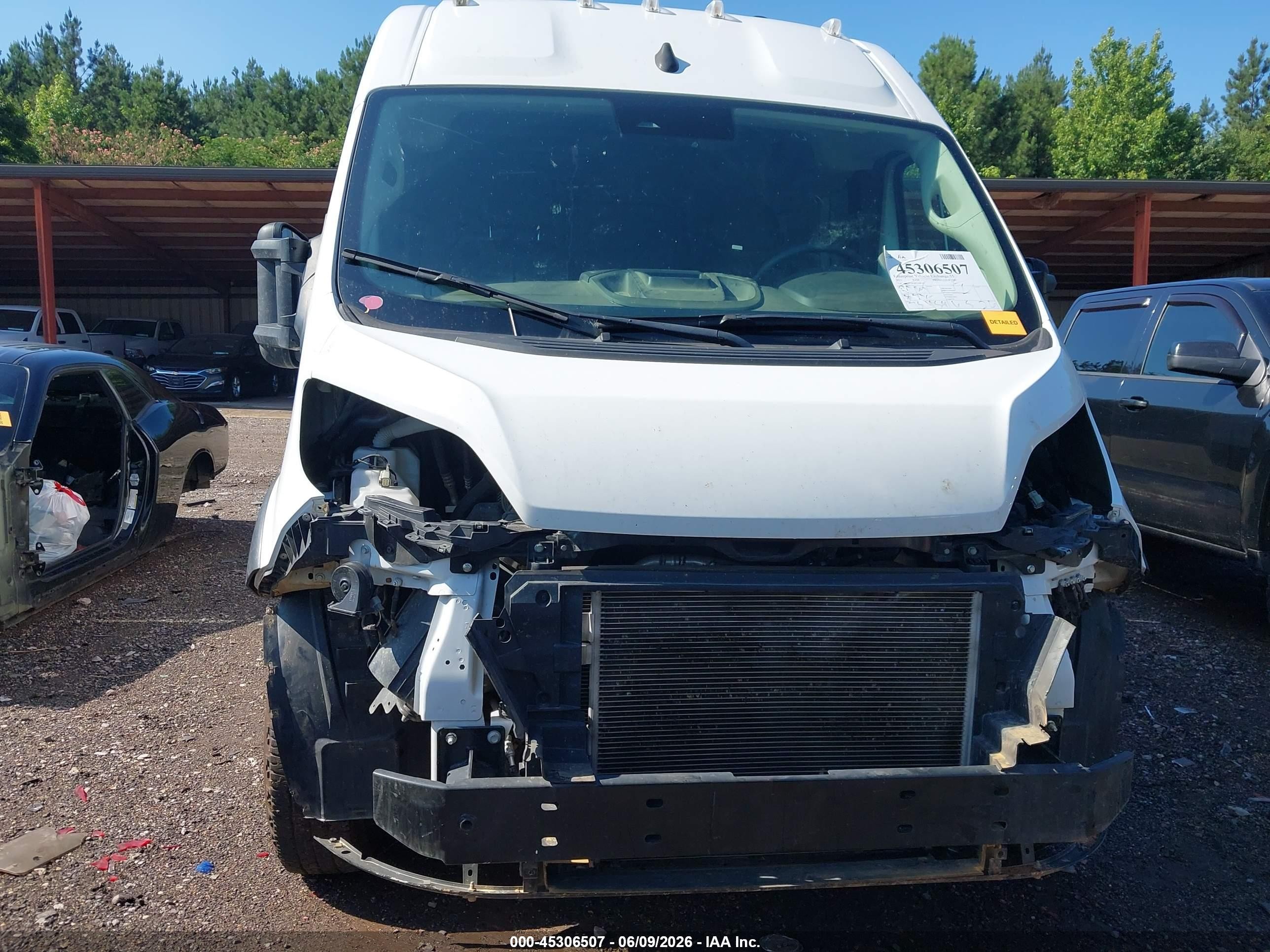2023 Ram Promaster 2500 High Roof 159 Wb Белый vin: 3C6LRVDG8PE548943