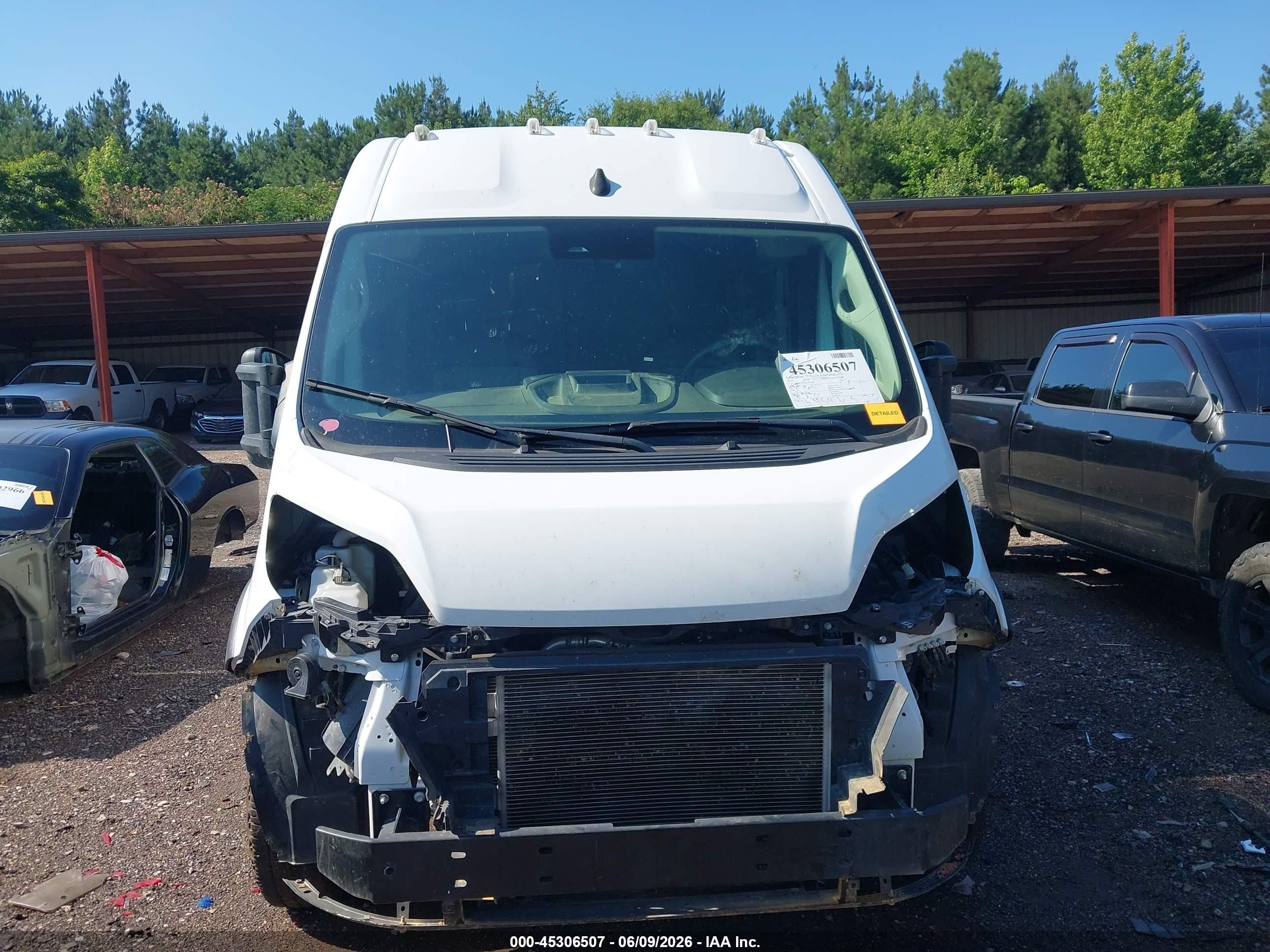 2023 Ram Promaster 2500 High Roof 159 Wb Белый vin: 3C6LRVDG8PE548943