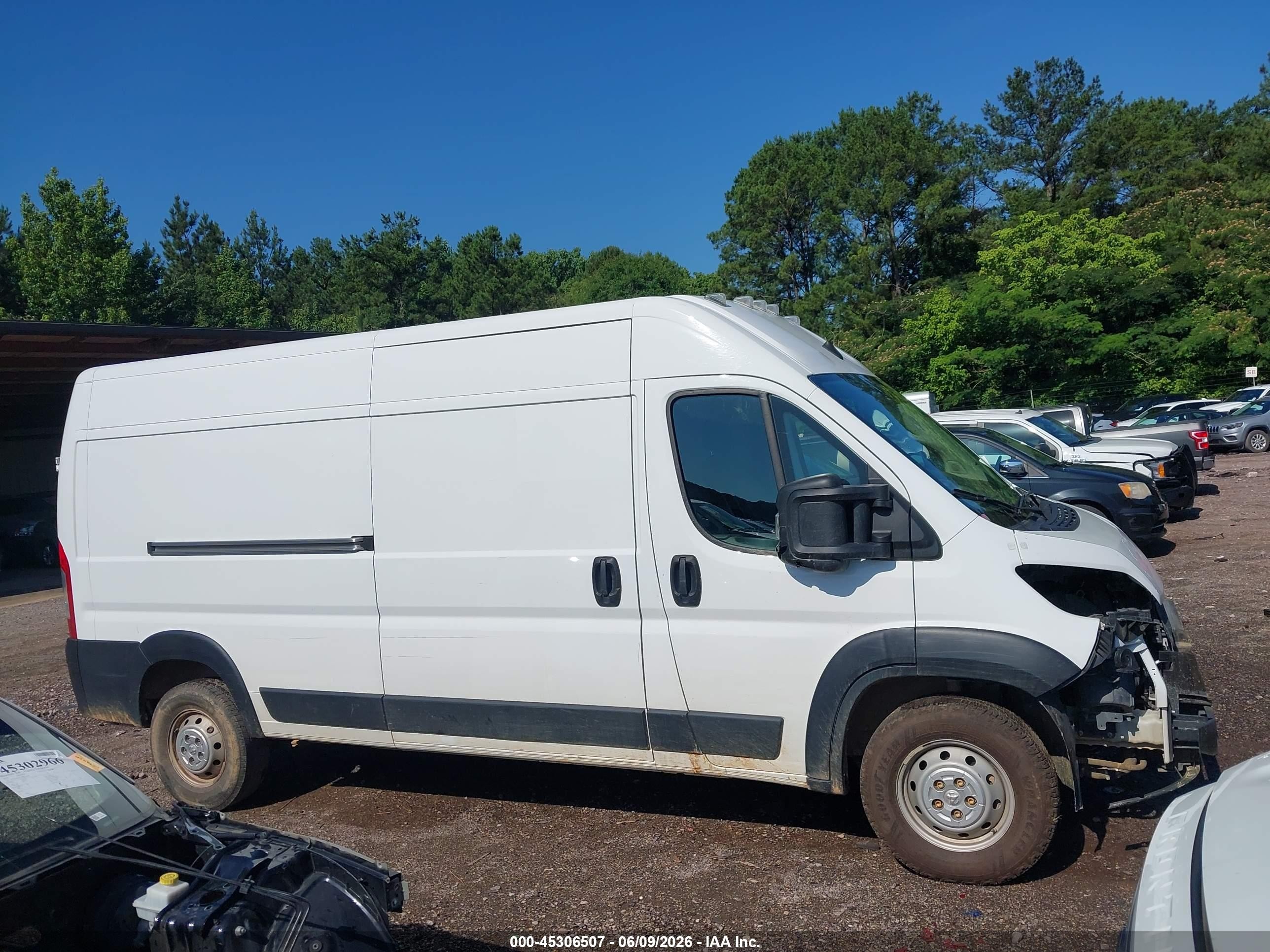 2023 Ram Promaster 2500 High Roof 159 Wb Белый vin: 3C6LRVDG8PE548943
