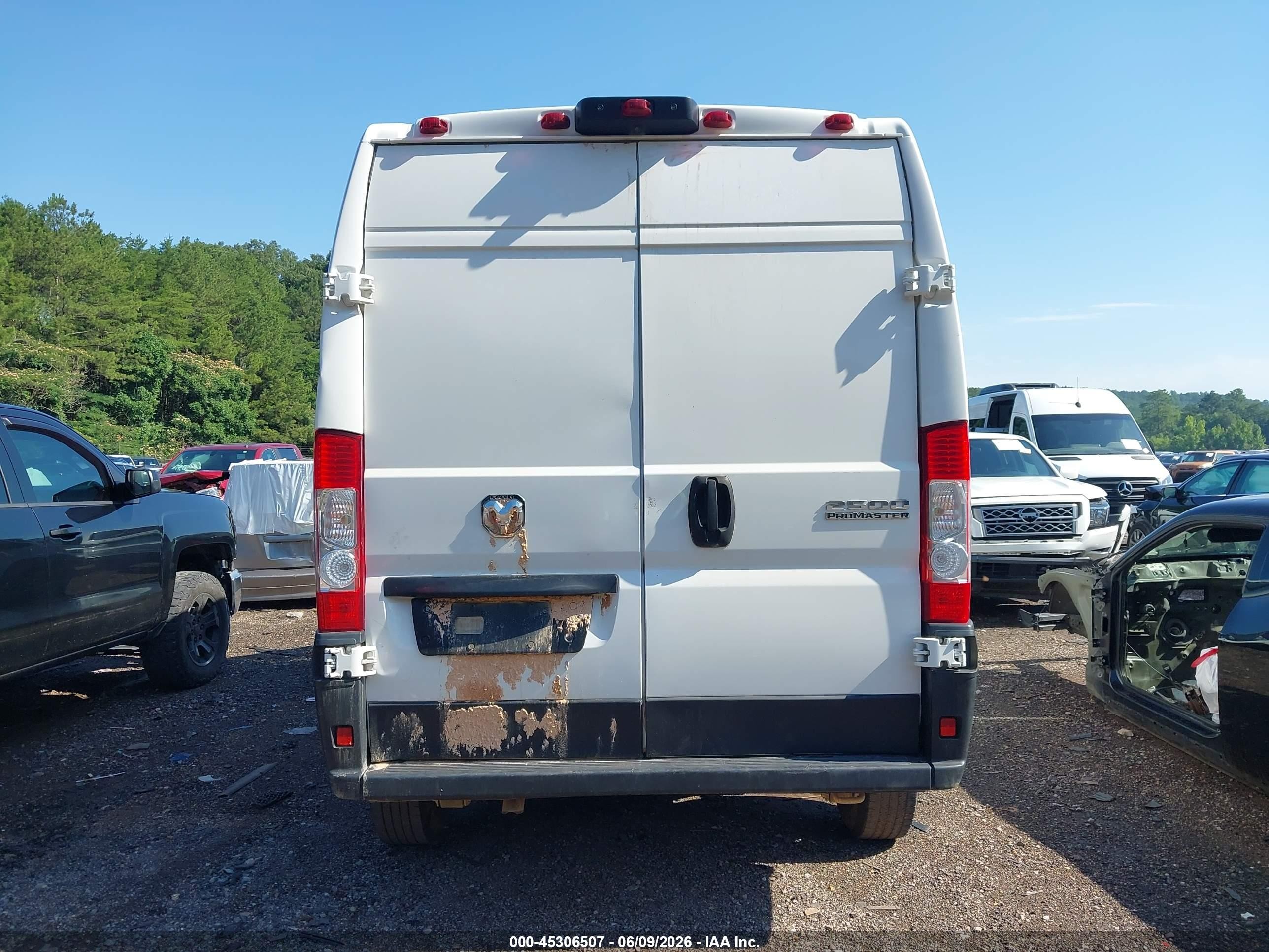 2023 Ram Promaster 2500 High Roof 159 Wb Белый vin: 3C6LRVDG8PE548943