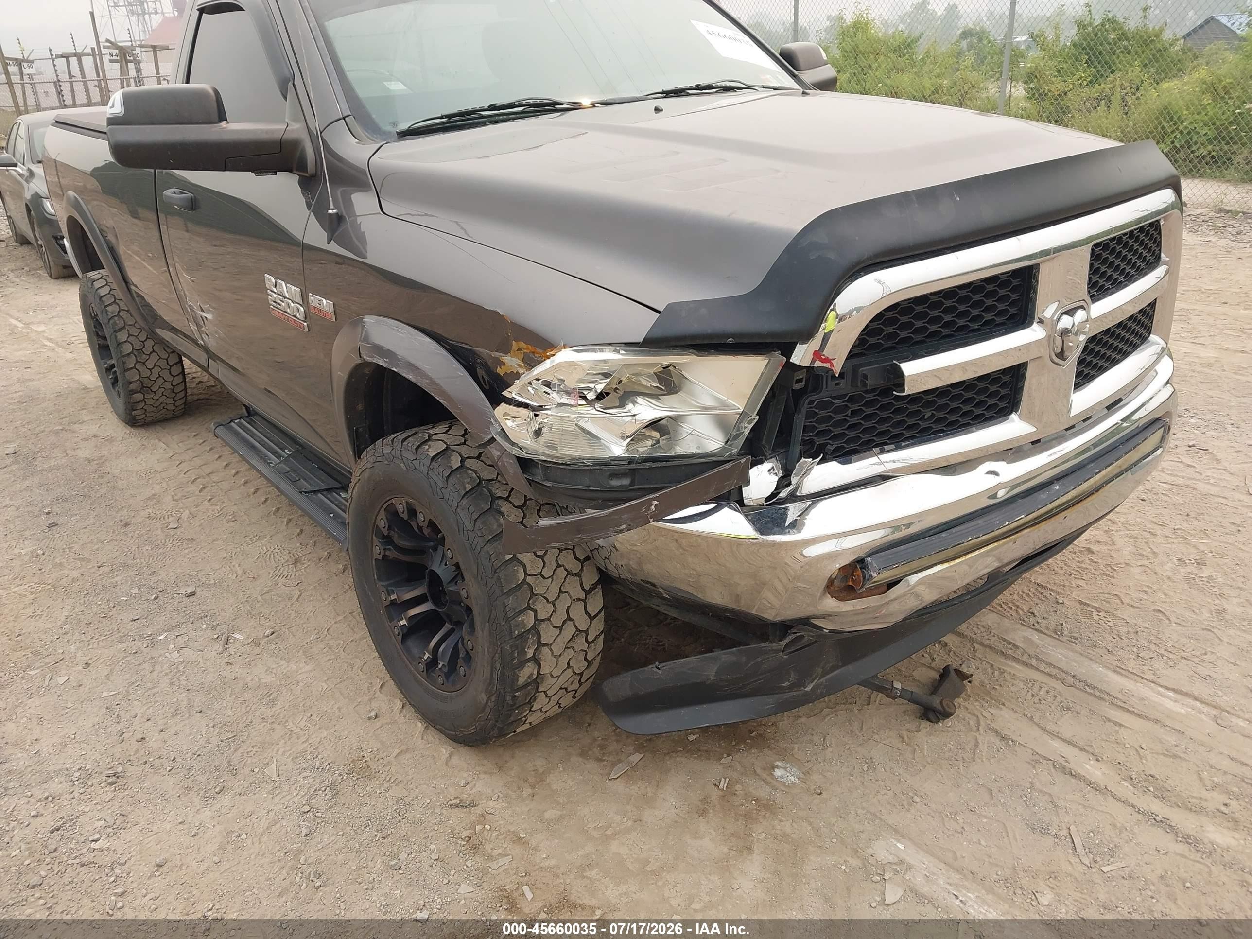 2014 Ram 2500 Tradesman Black vin: 3C6MR5AJ6EG239770