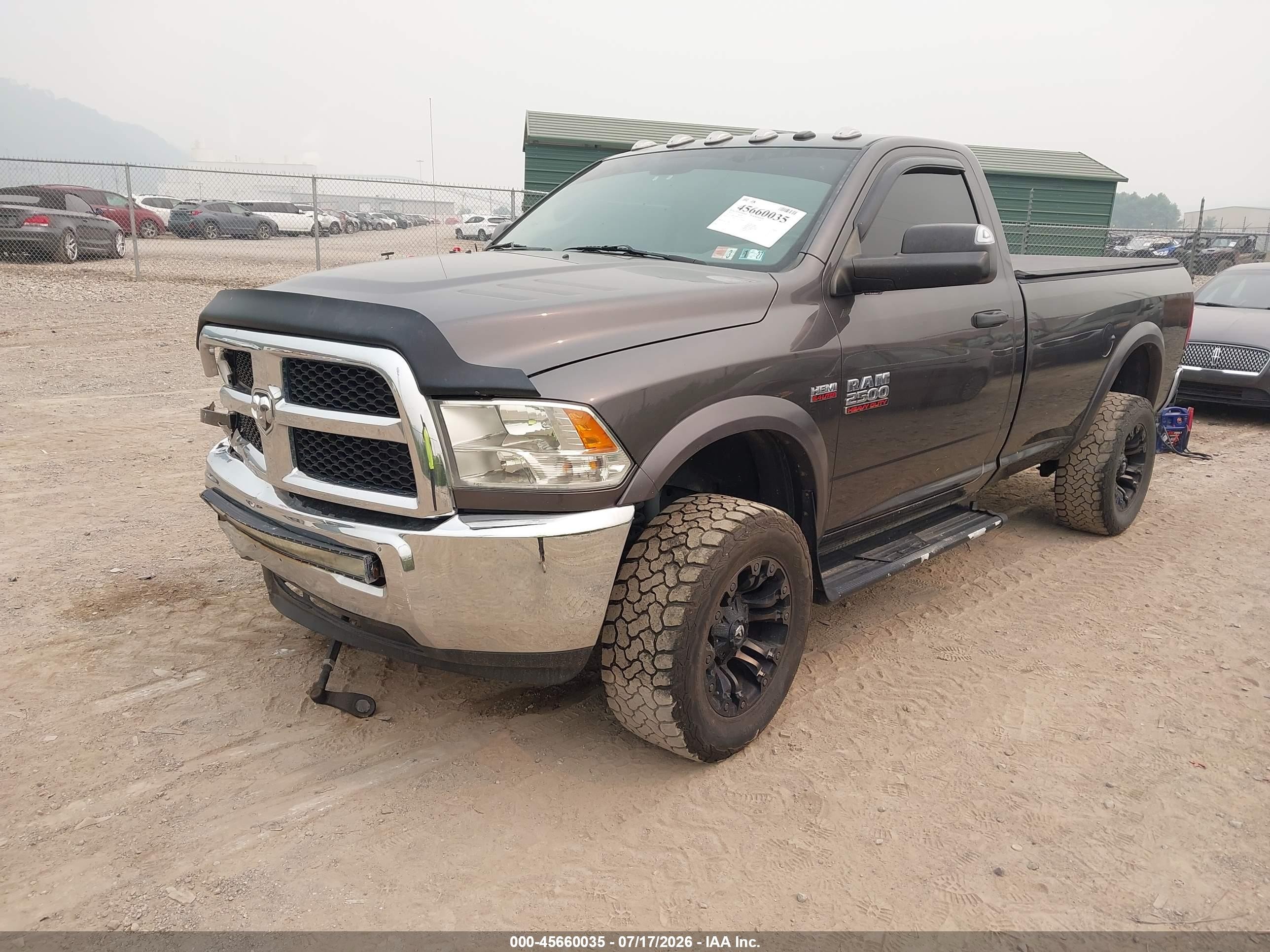 2014 Ram 2500 Tradesman Black vin: 3C6MR5AJ6EG239770