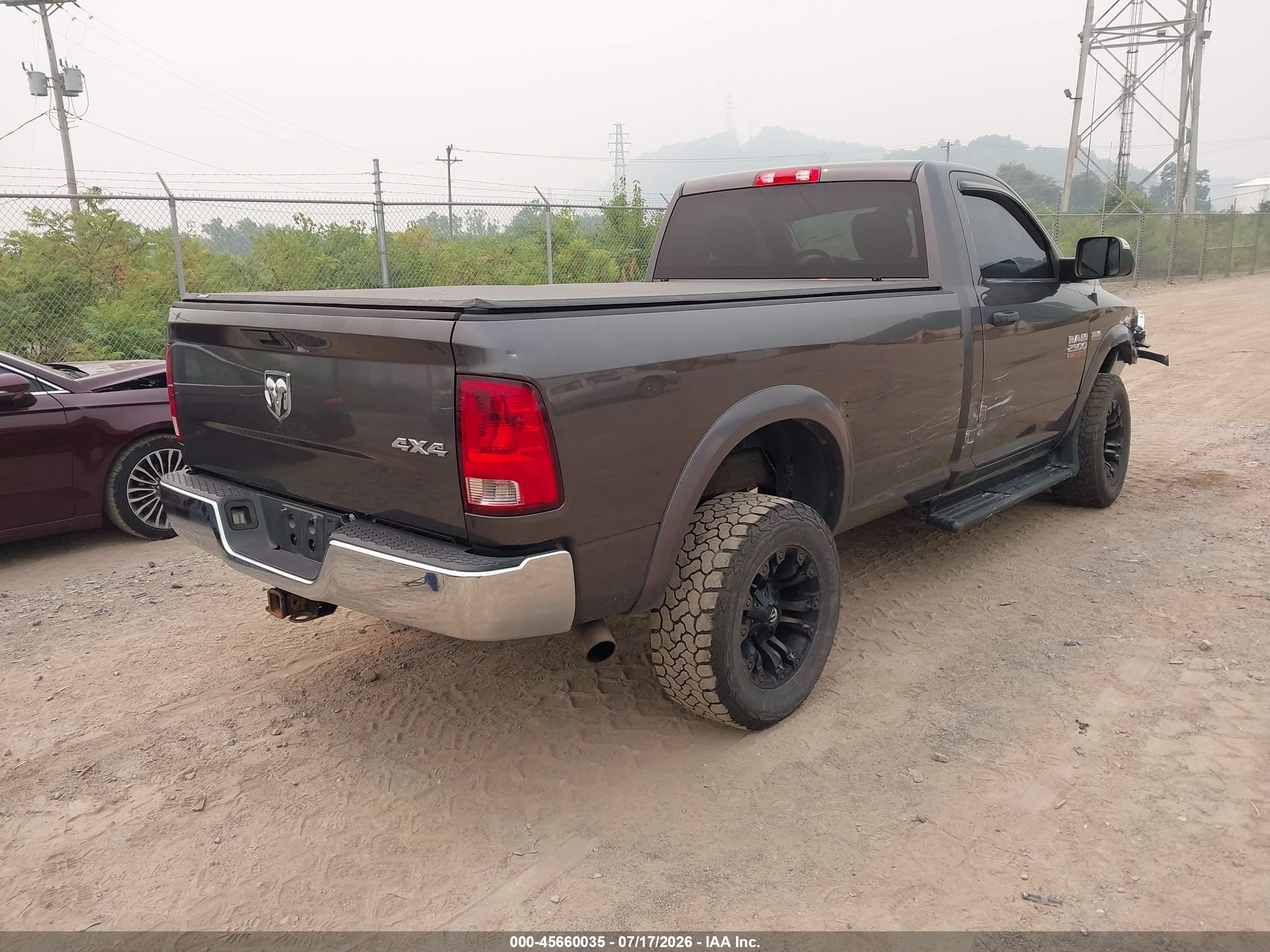 2014 Ram 2500 Tradesman Black vin: 3C6MR5AJ6EG239770