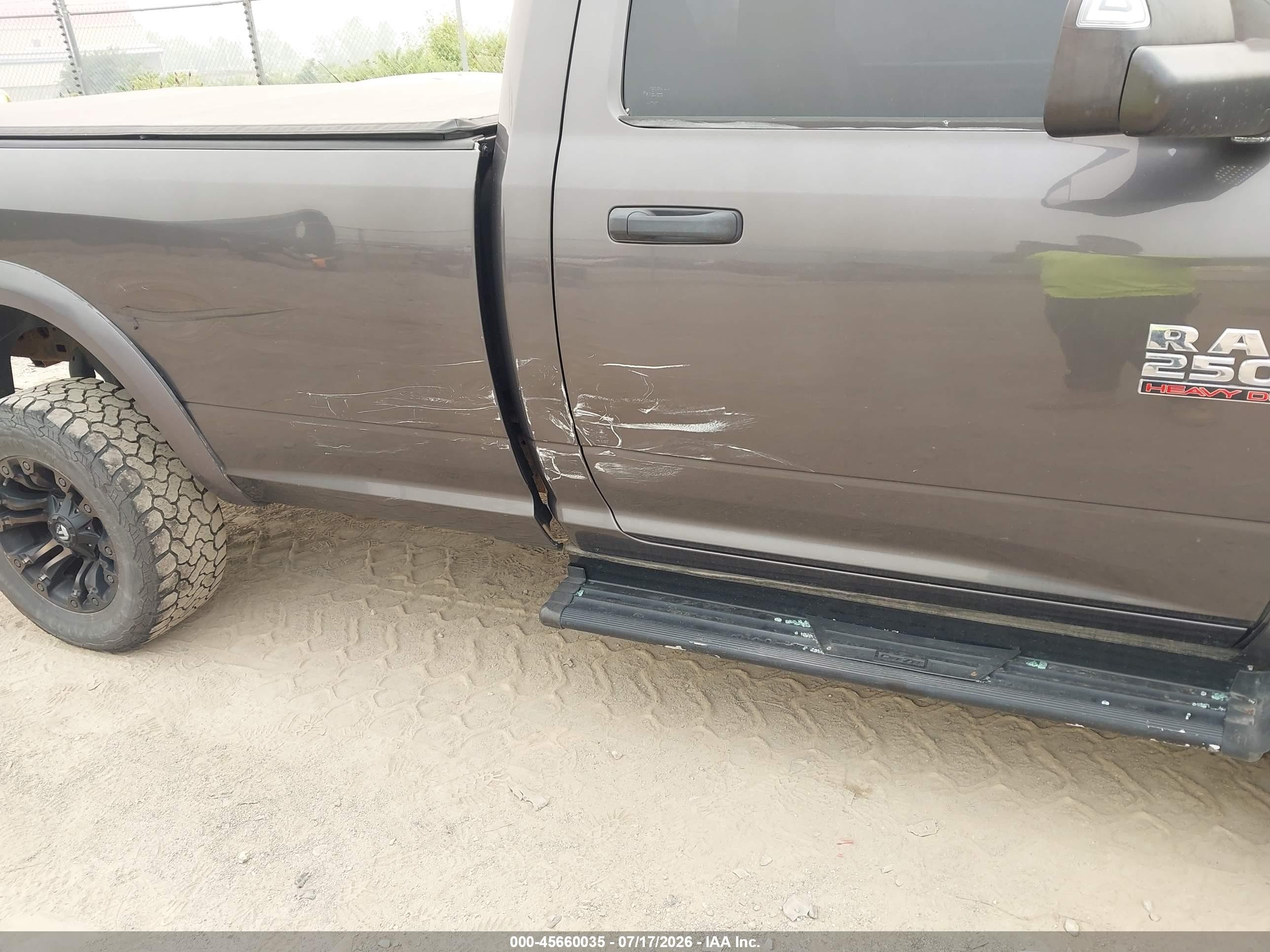 2014 Ram 2500 Tradesman Black vin: 3C6MR5AJ6EG239770