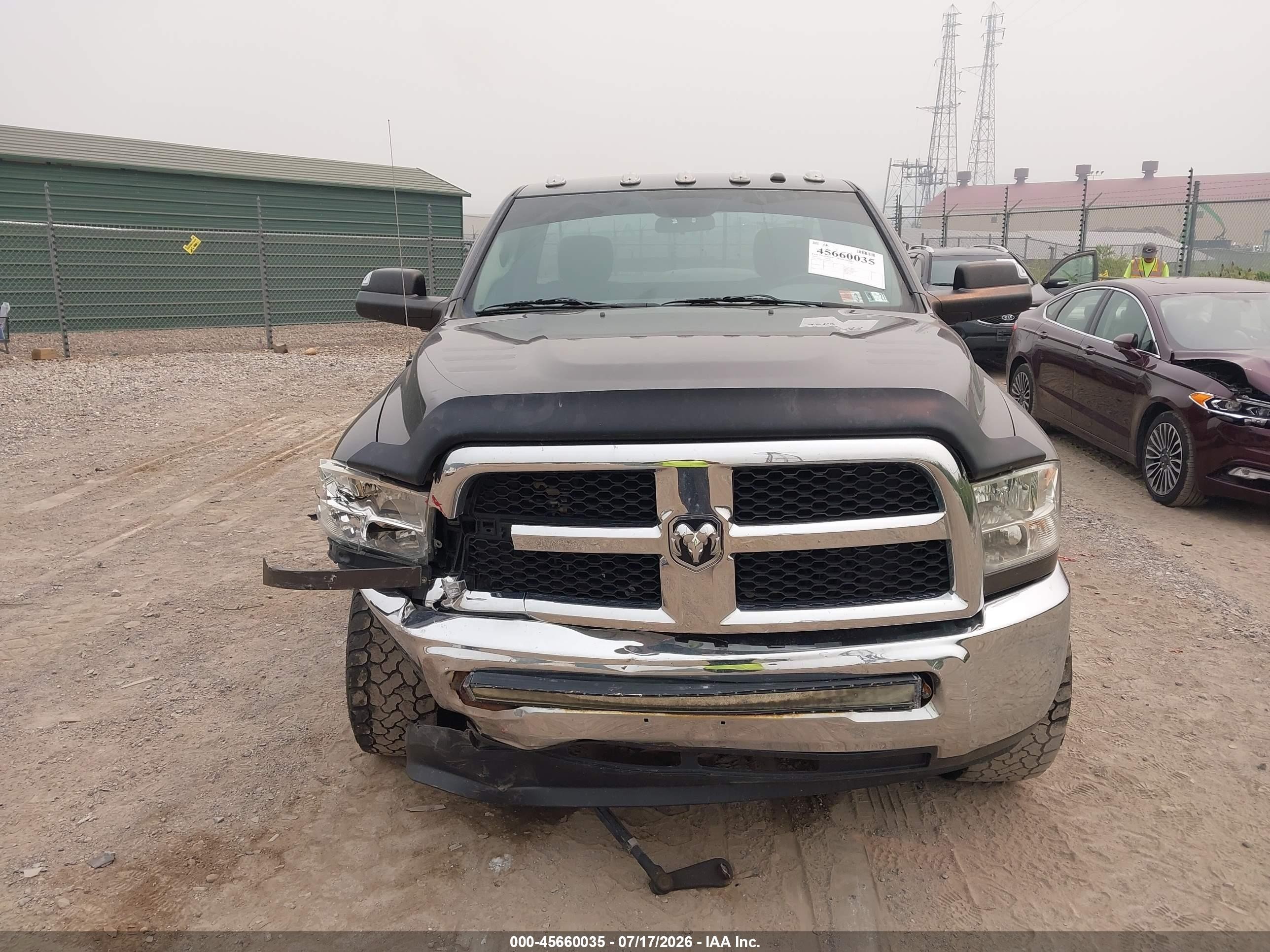 2014 Ram 2500 Tradesman Black vin: 3C6MR5AJ6EG239770