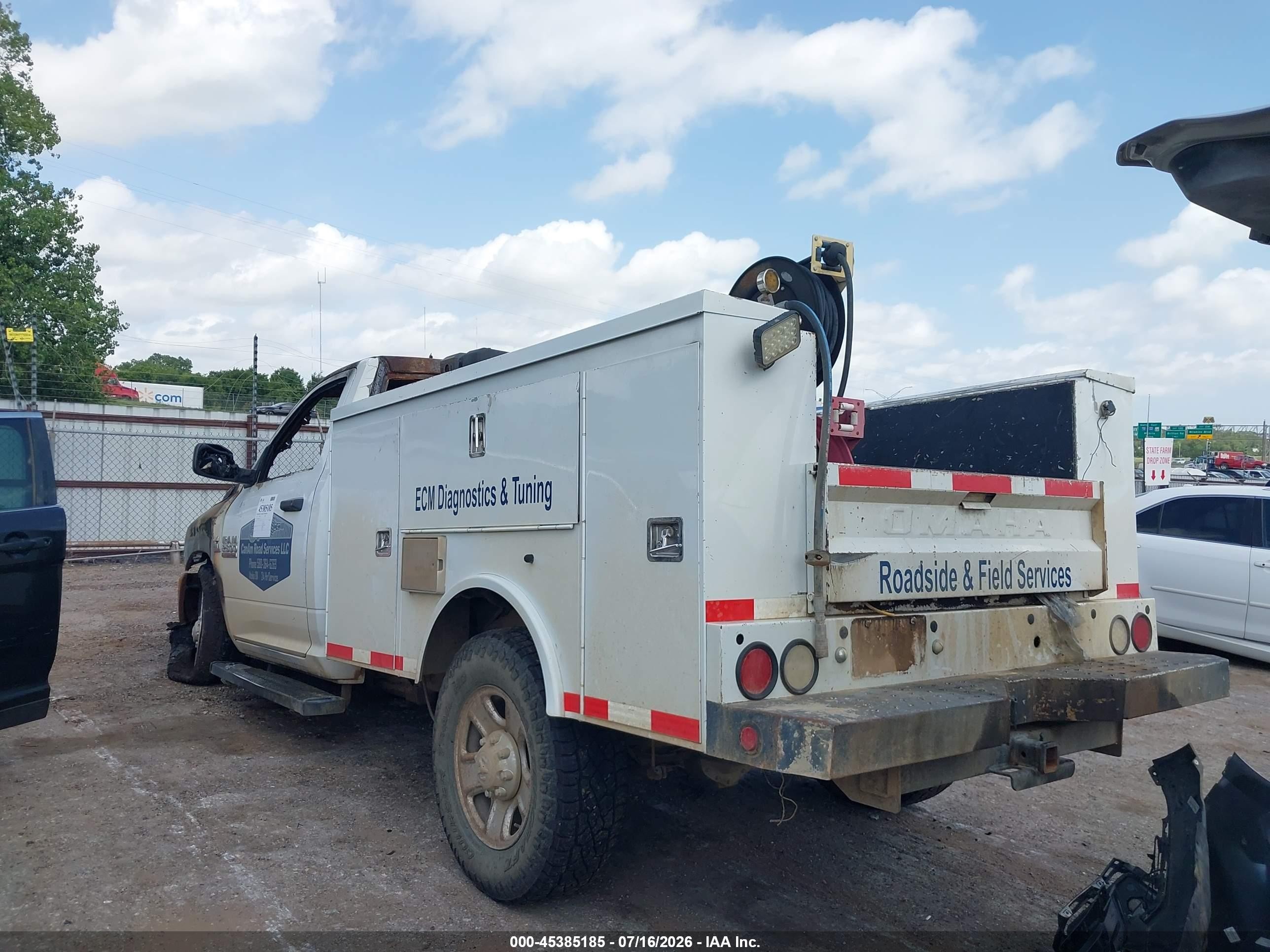 2014 Ram 2500 Tradesman Белый vin: 3C6MR5AL0EG217135