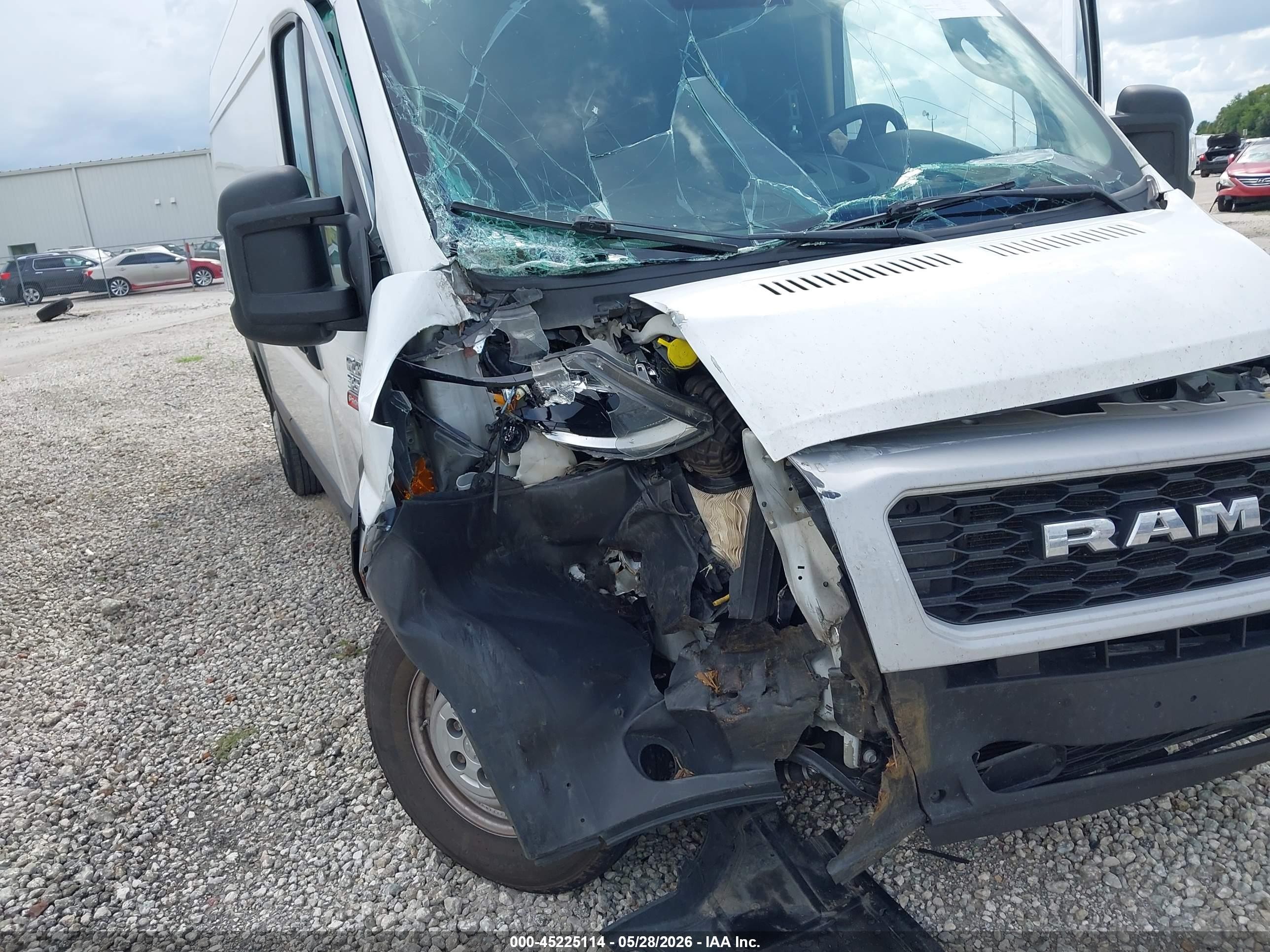 2022 Ram Promaster 3500 Cargo Van High Roof 159 Wb Ext White vin: 3C6MRVJG6NE115451