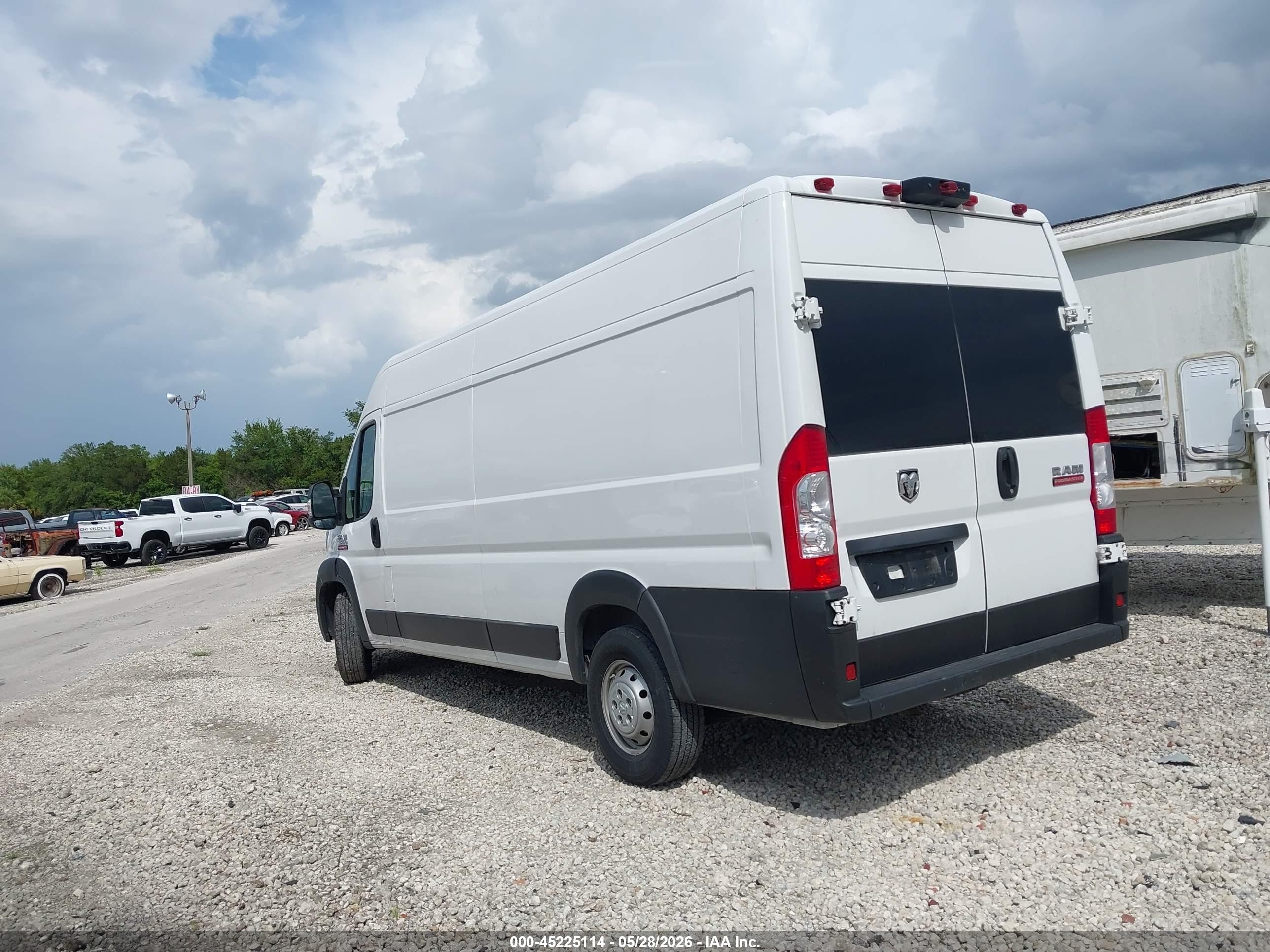 2022 Ram Promaster 3500 Cargo Van High Roof 159 Wb Ext White vin: 3C6MRVJG6NE115451