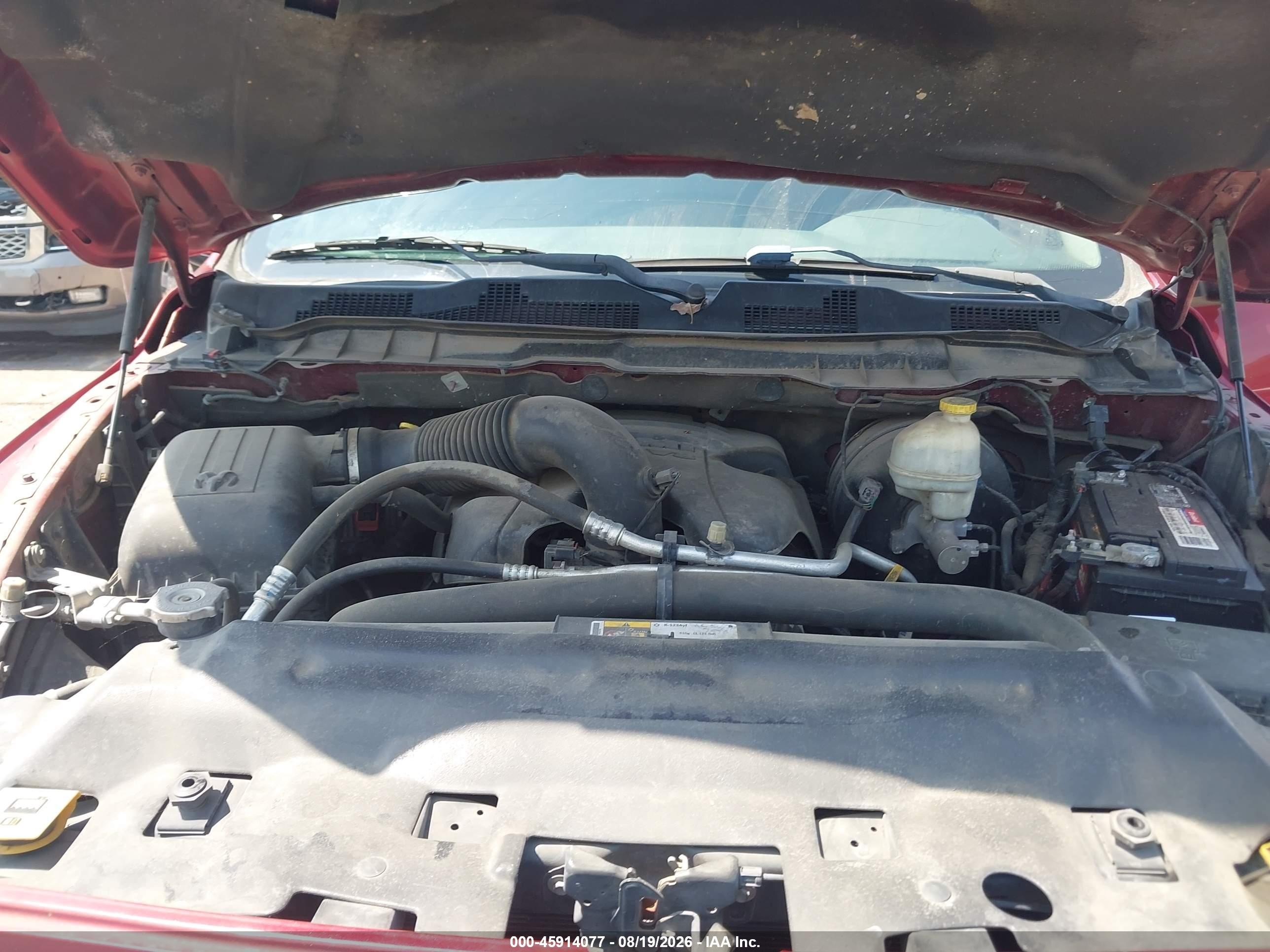 2014 Ram 1500 Express Burgundy vin: 3C6RR6KT9EG219718