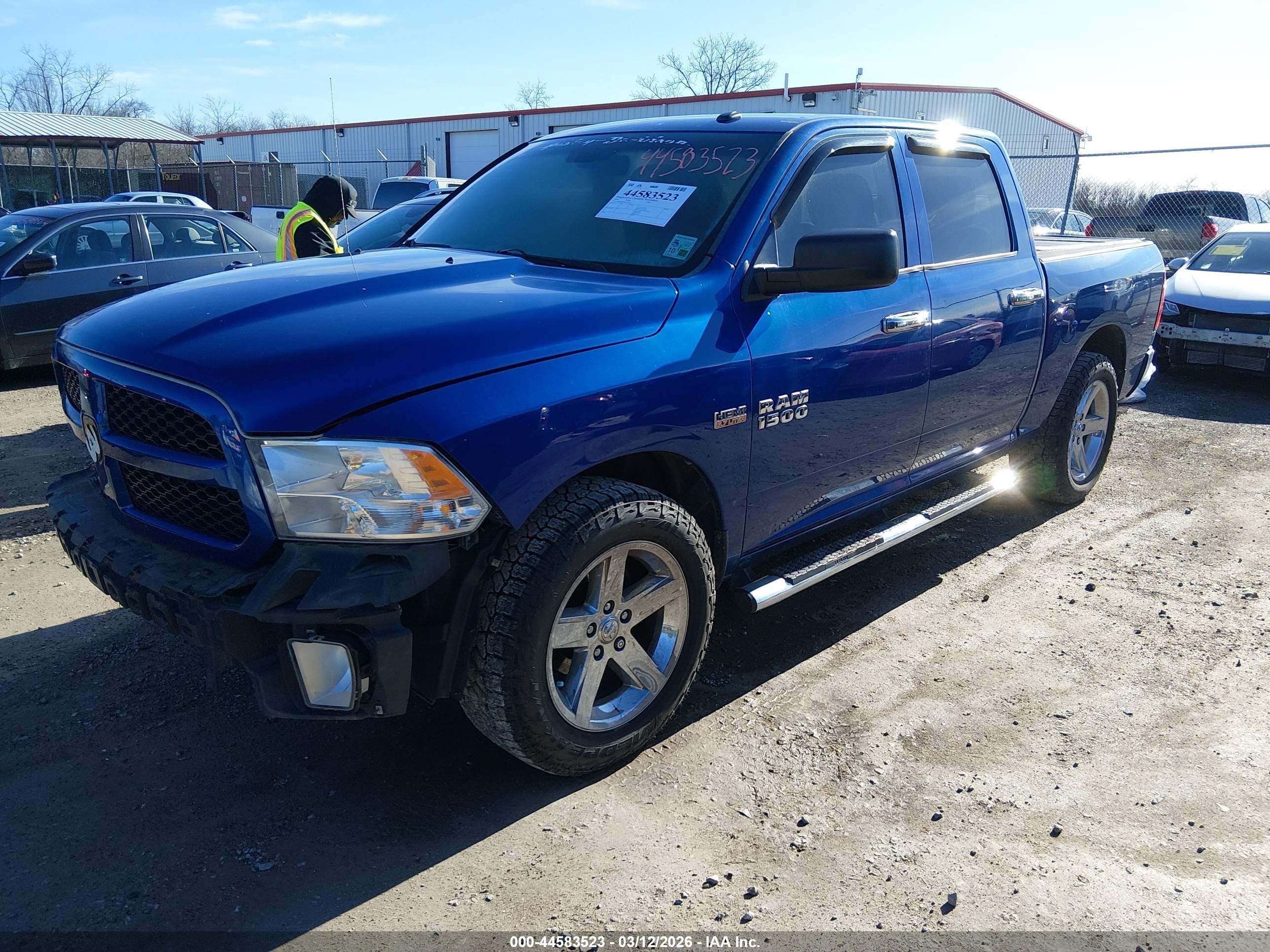 2014 Ram 1500 Express Blue vin: 3C6RR6KT9EG254758