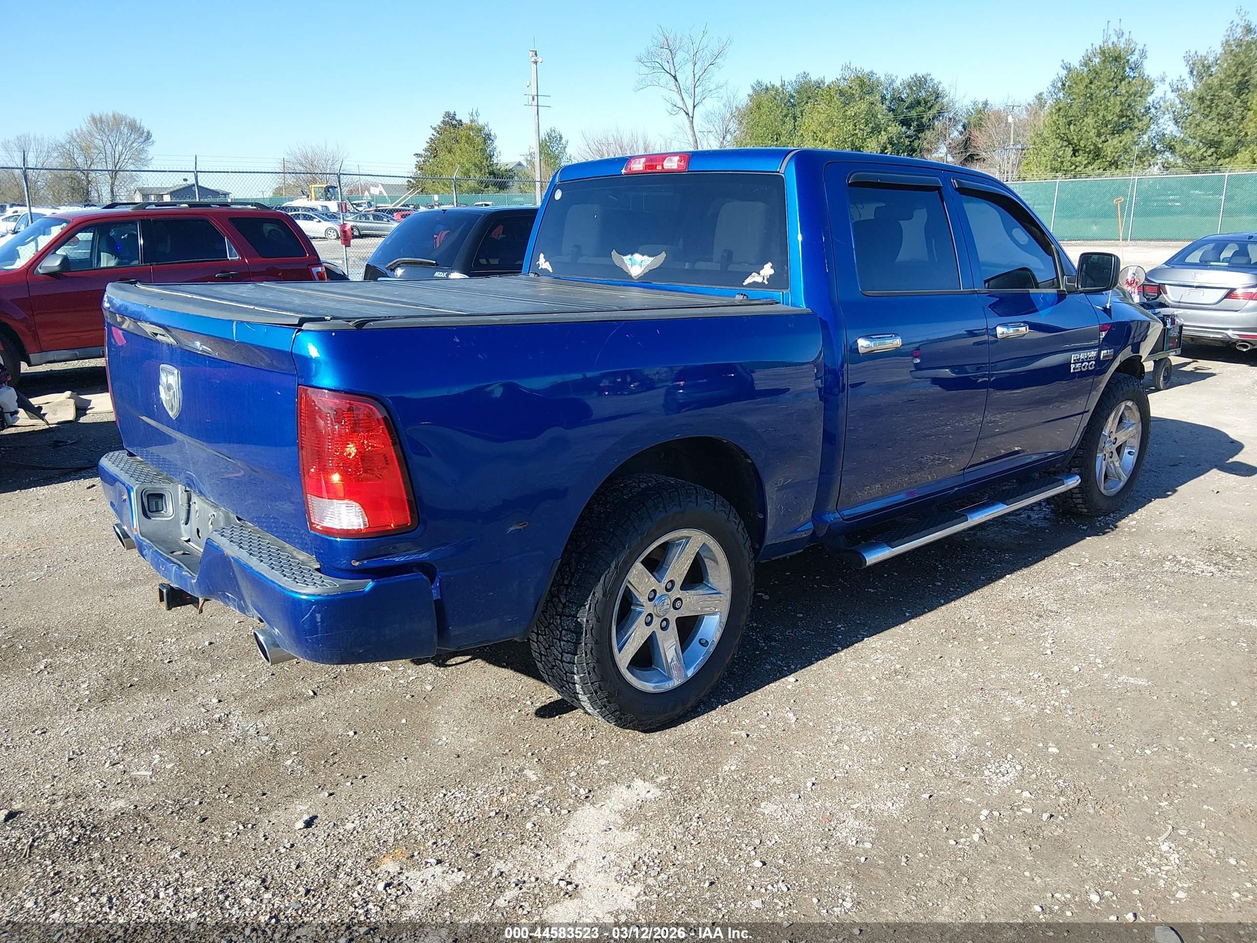 2014 Ram 1500 Express Blue vin: 3C6RR6KT9EG254758