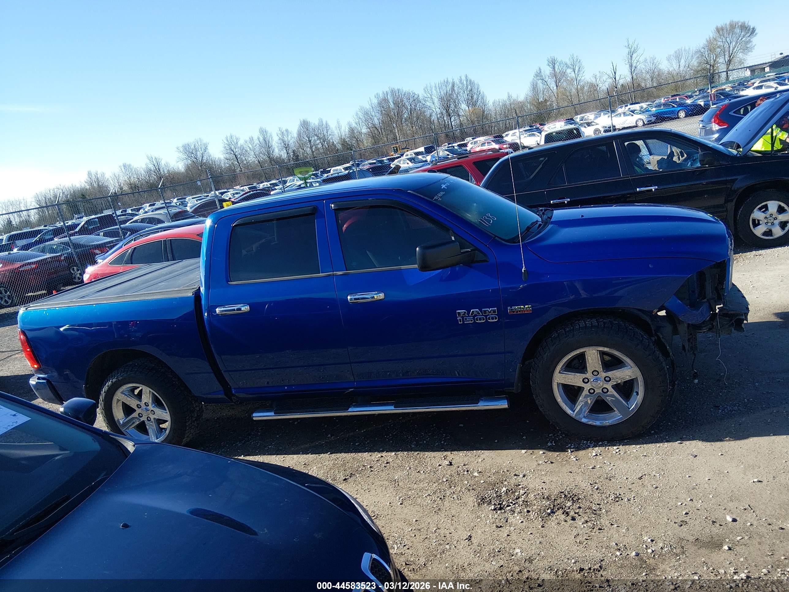 2014 Ram 1500 Express Blue vin: 3C6RR6KT9EG254758